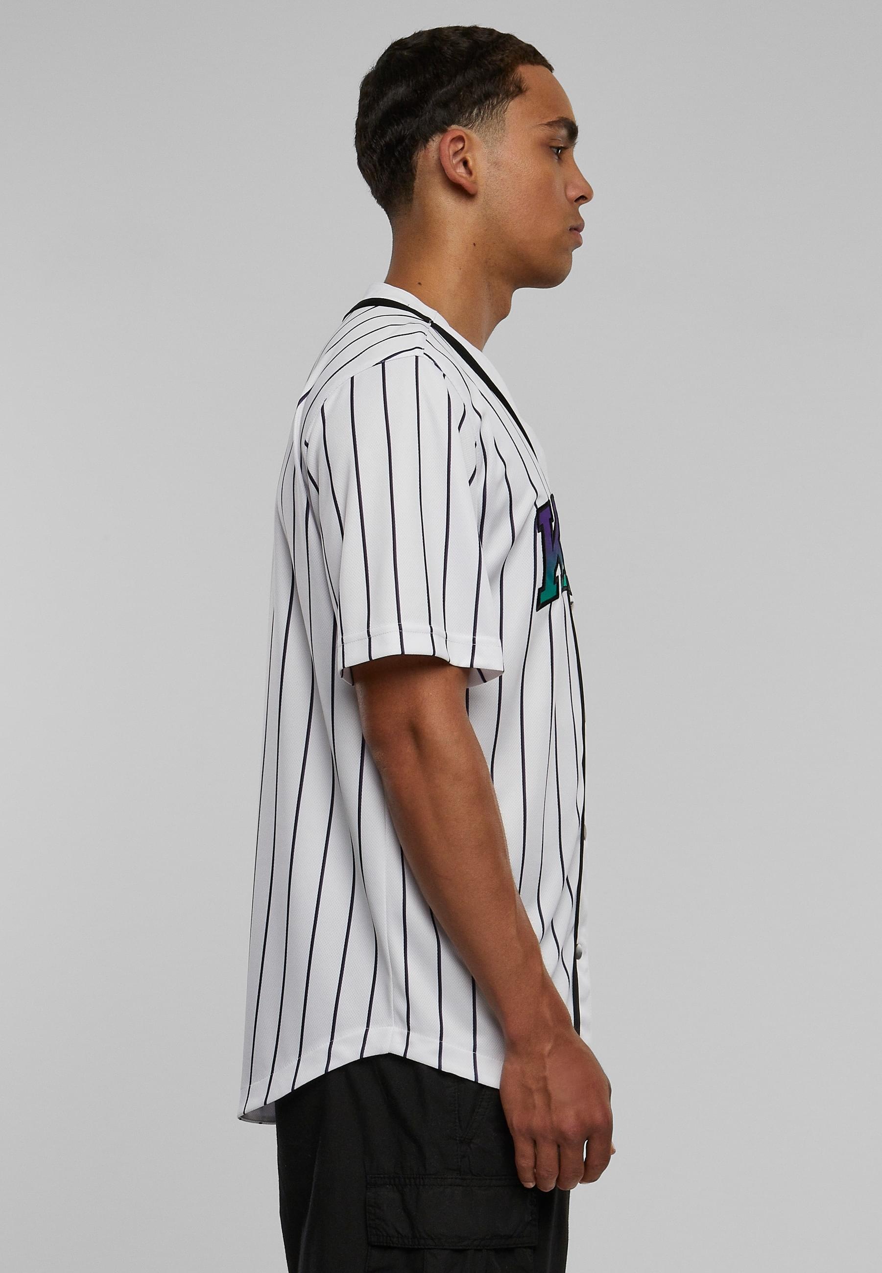 Karl Kani T-Shirt »Karl Kani Herren KM233-003-2 KK Serif Pinstripe Baseball Shirt« 1 Stk.