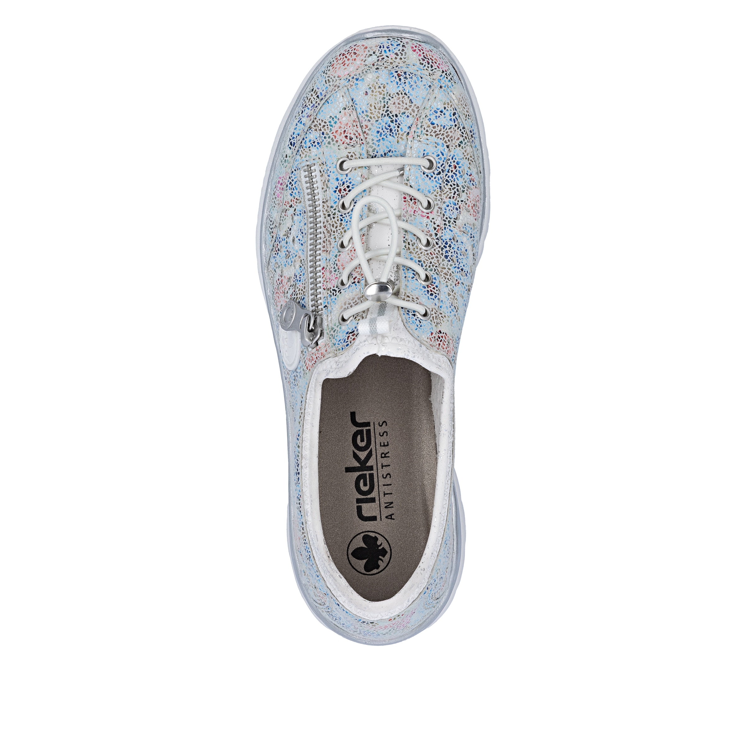 Rieker Slip-On Sneaker  Schlupfschuh, Freizeitsneaker, Halbschuh mit MemoSoft-Ausstattung