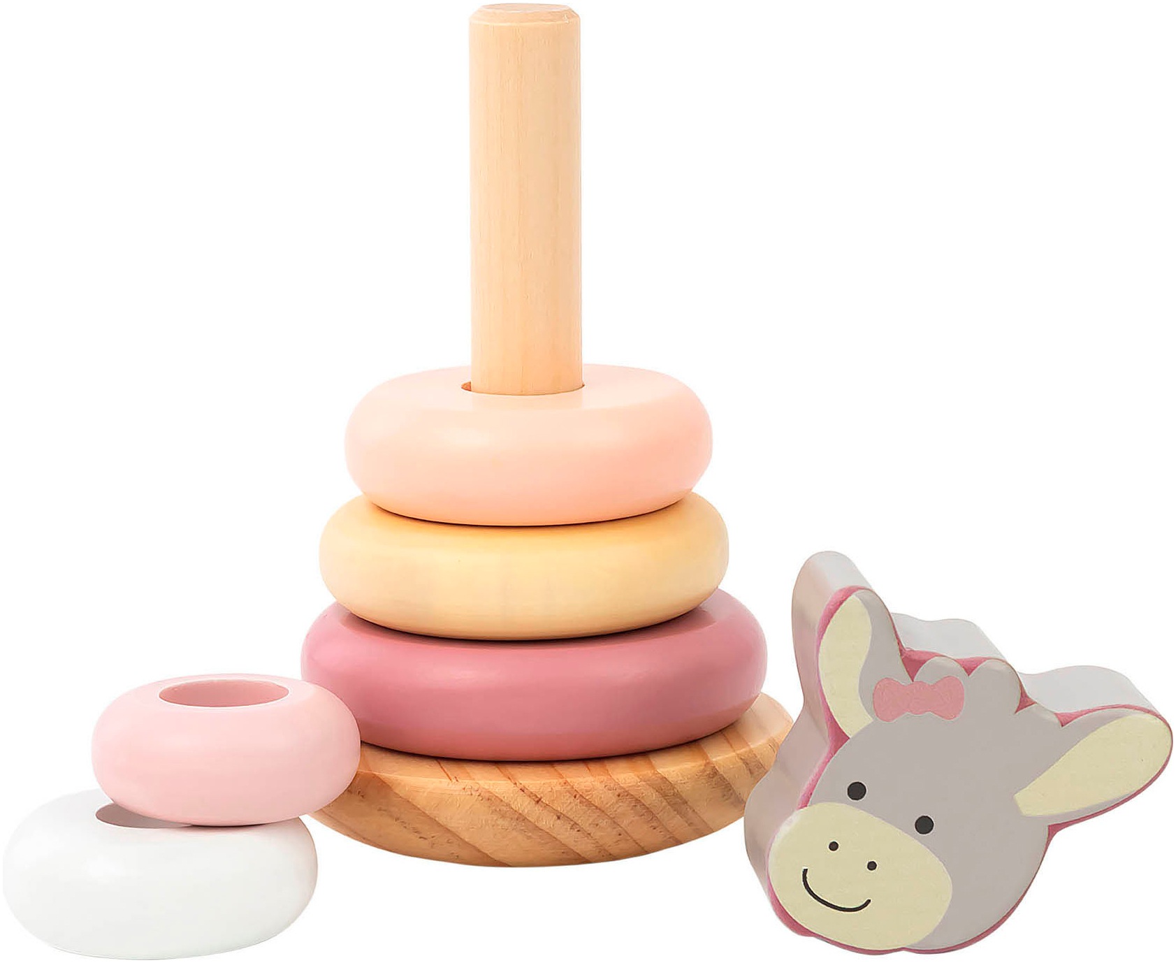 Sterntaler® Stapelspielzeug »Emmi Girl Stapelturm Holz« FSC® - schützt Wald