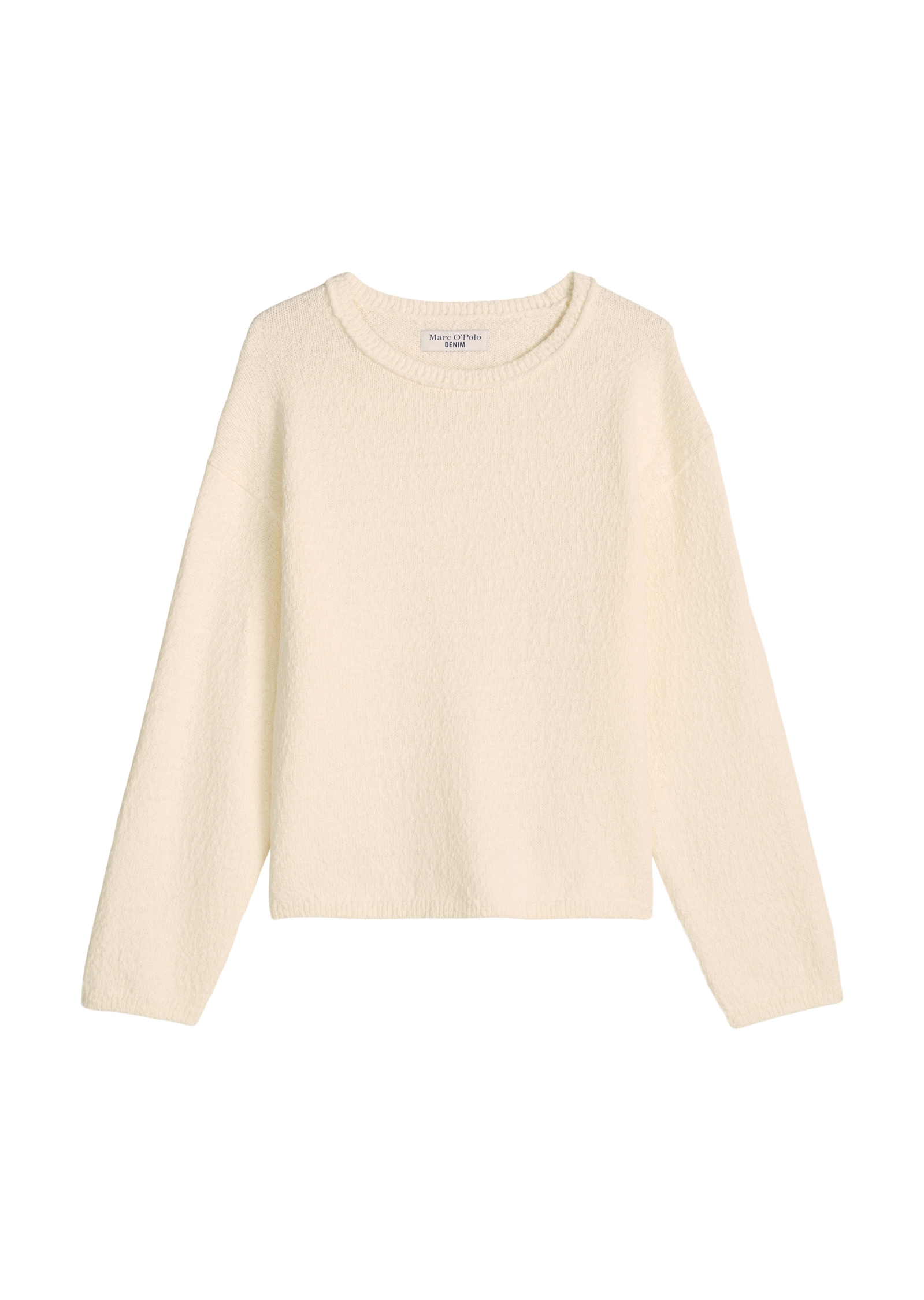 Marc O'Polo DENIM Rundhalspullover regular fit aus Cotton Slub Garn