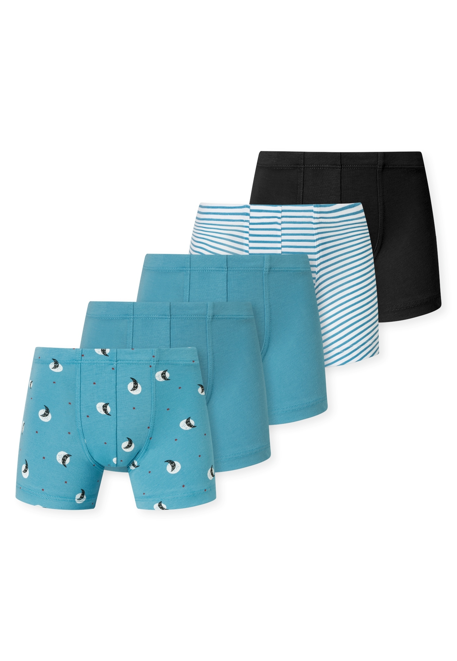 Schiesser Boxershorts, (5er-Pack), mit weichem Softbund