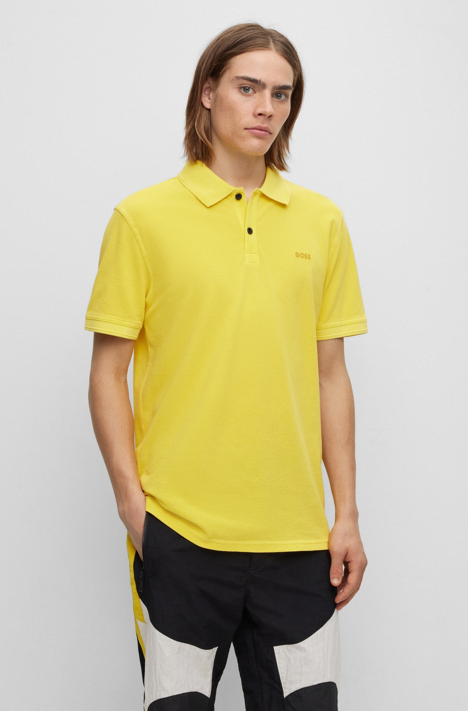 BOSS ORANGE Poloshirt »Prime 10203439 01«, mit dezentem Logoschriftzug auf  der Brust online kaufen