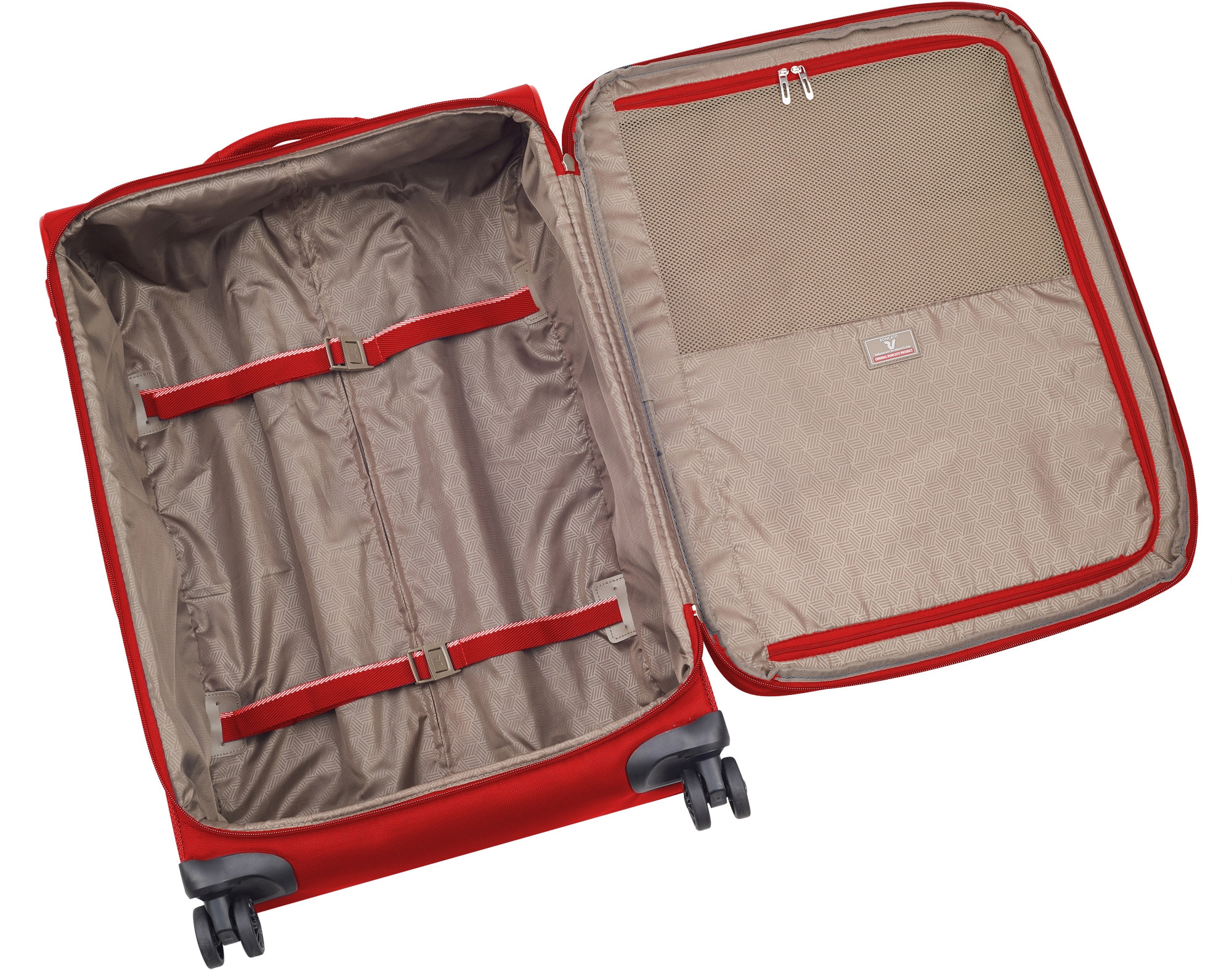 RONCATO Weichgepäck-Trolley »Joy, 75 cm«, 4 Rollen, Reisegepäck Koffer mittel groß mit Volumenerweiterung und TSA Schloss