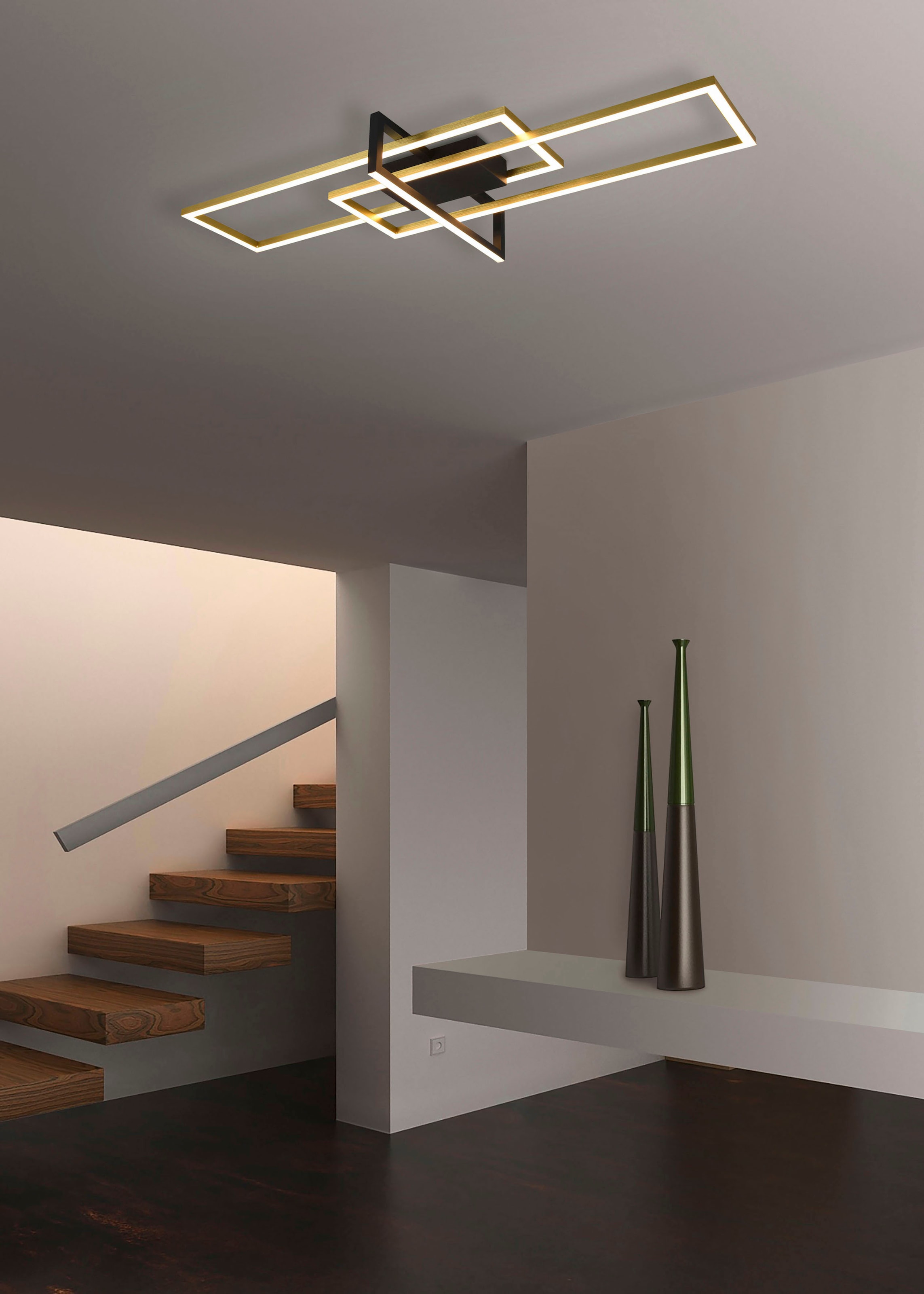 my home LED Deckenleuchte »Alica«, 1 flammig-flammig, Deckenlampe mit Switch Dimmer