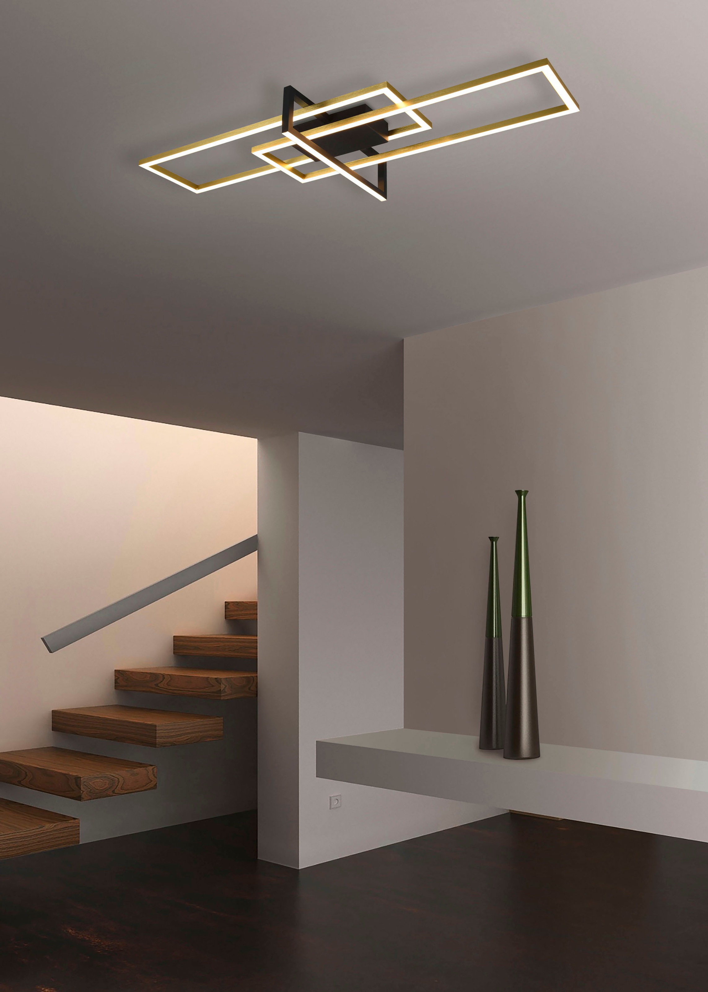 my home LED Deckenleuchte »Alica« LED-Modul 1 Stk. Warmweiß Deckenlampe mit günstig online kaufen