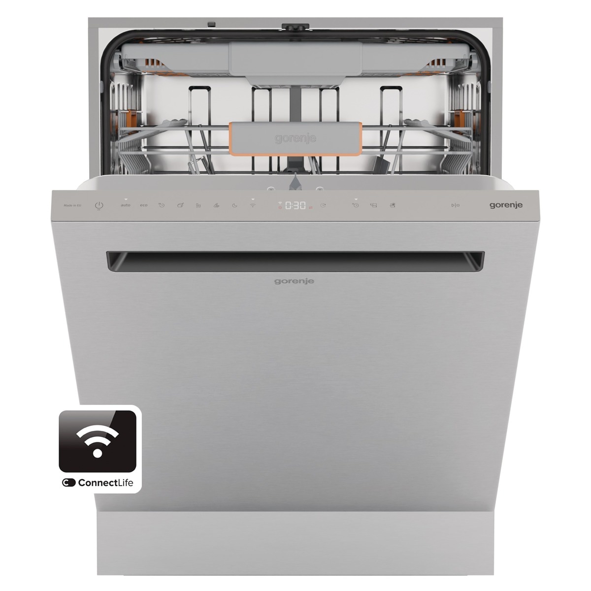 GORENJE Unterbaugeschirrspüler »GU673B65X«, 16 Maßgedecke, TotalDry - auto. Türöffnung