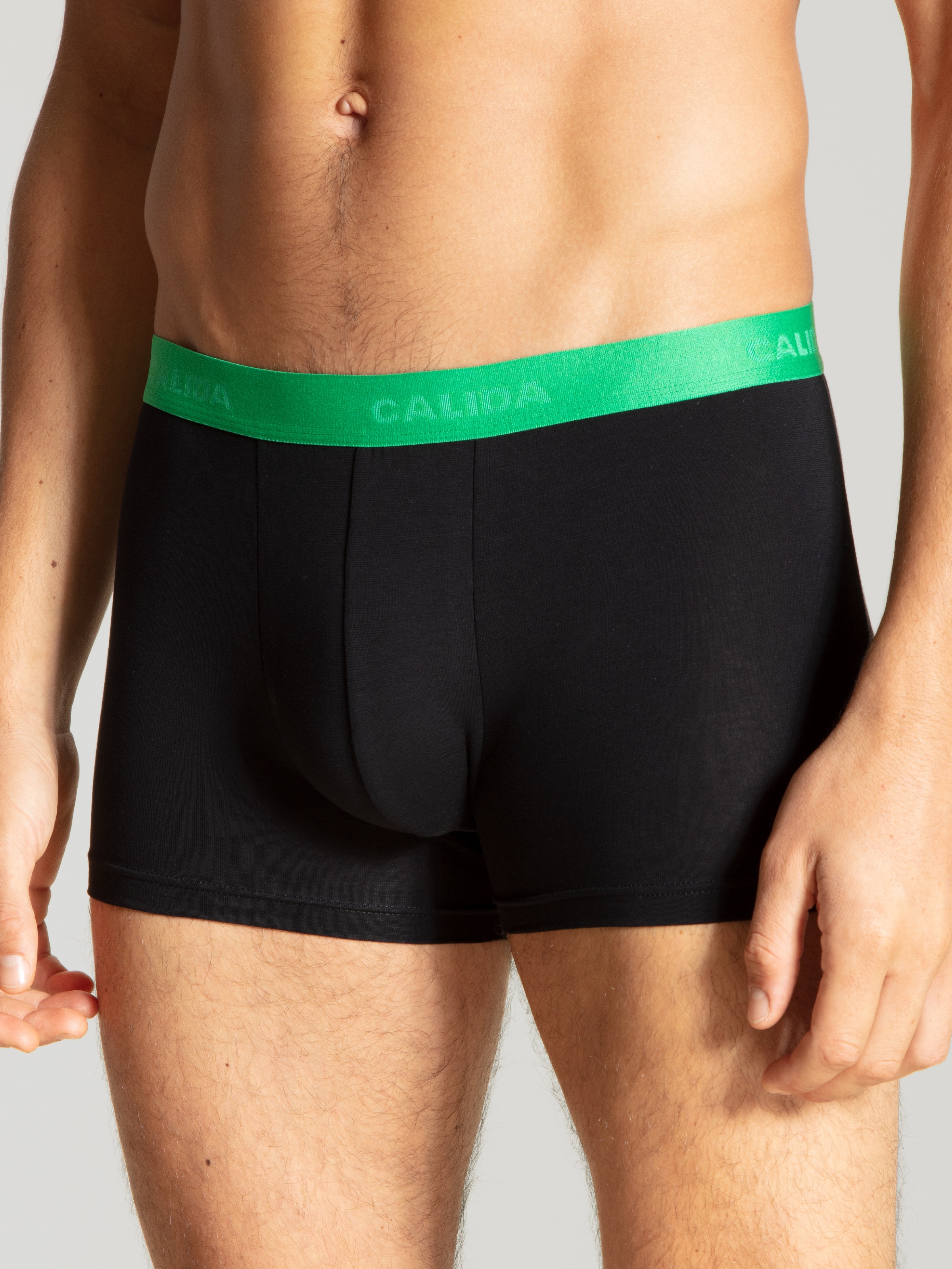 CALIDA Boxershorts »Natural Benefit«, (3er Pack), mit formstabiler Single Jersey-Qualität
