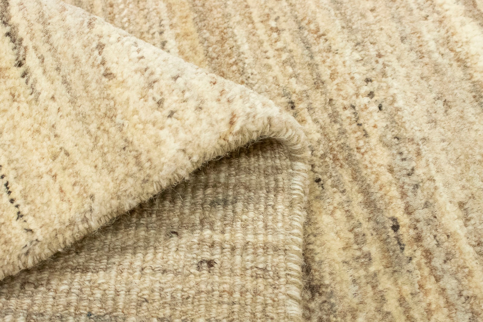 morgenland Wollteppich »Gabbeh Teppich handgeknüpft bestellen beige«, schnell und handgeknüpft rechteckig, bequem