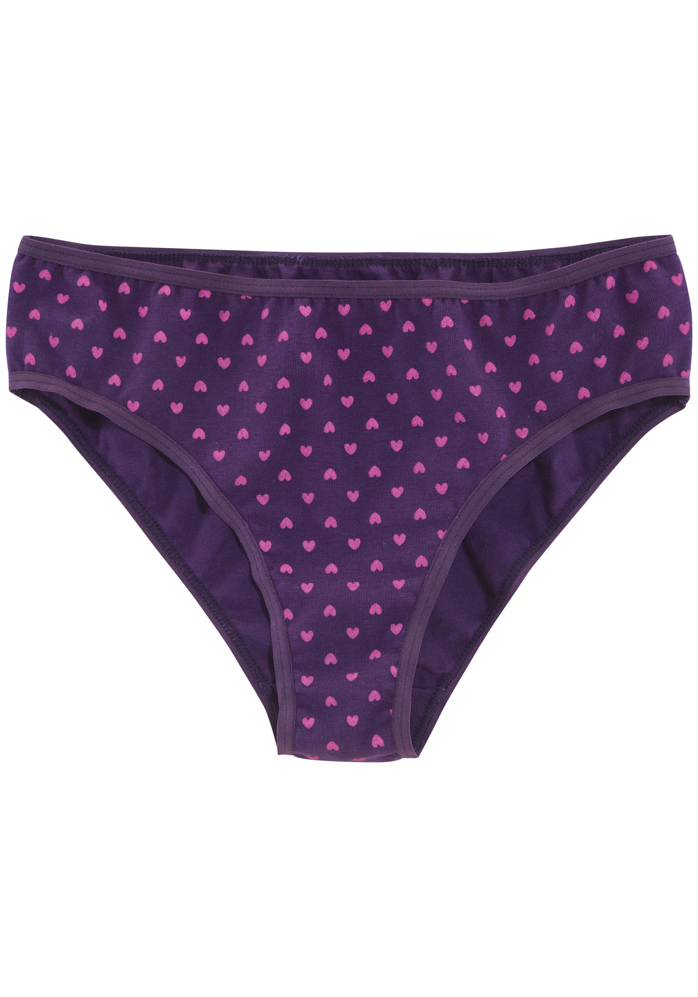 petite fleur Bikinislip Packung, 8 Stk. mit Sternen-Print und unifarben