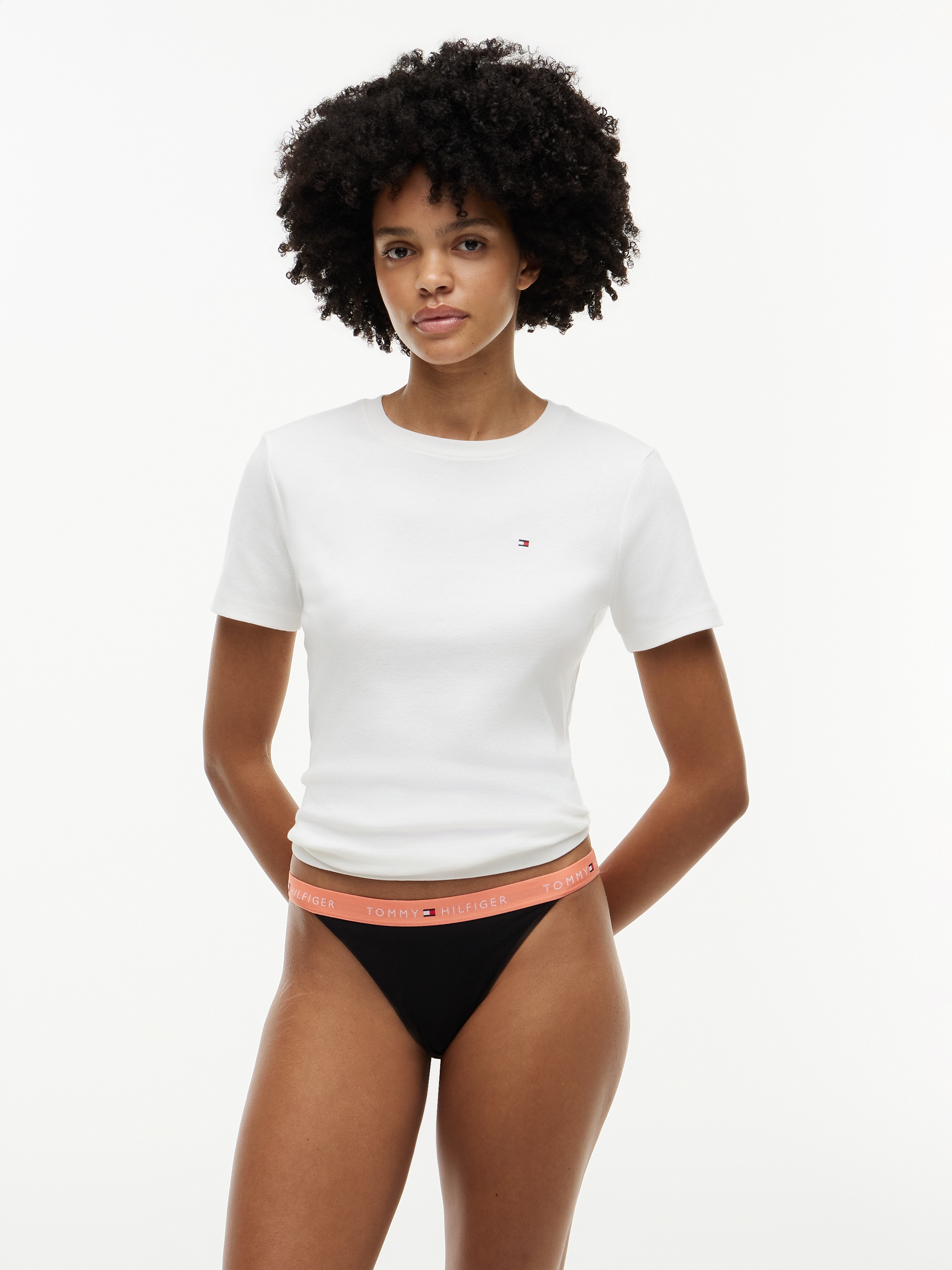 Tommy Hilfiger Underwear Tanga 3 Stk. Körpernahe Passform mit elastischem Bund