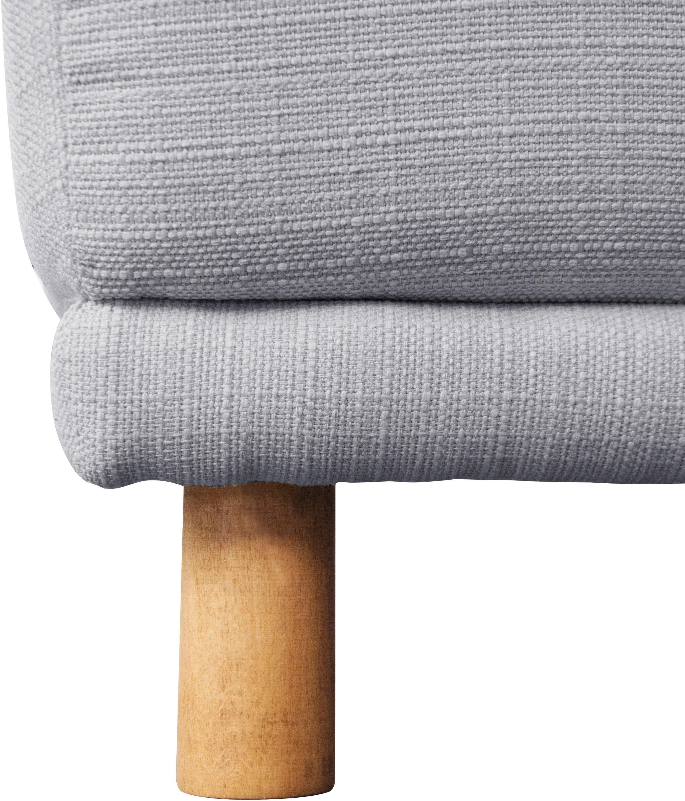 andas Ecksofa »Maroon L-Form«, in skandinavischem Design, mit losen Kissen