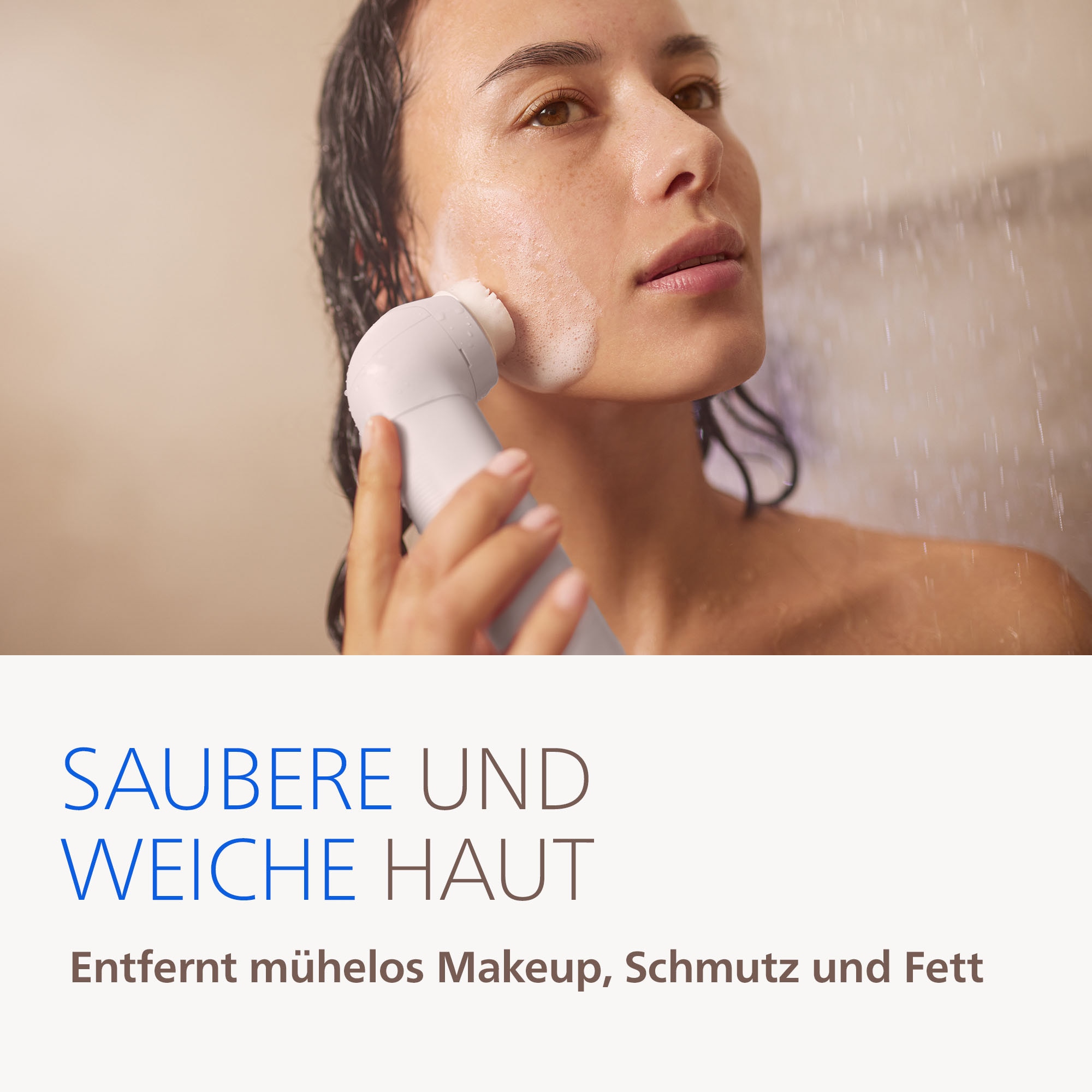 Philips Epilierer »Series 9900 BRE738/00« 4 Stk. Aufsätze Nass-und Trockenfunktion, inkl.Gesichtsreinigungsbürste