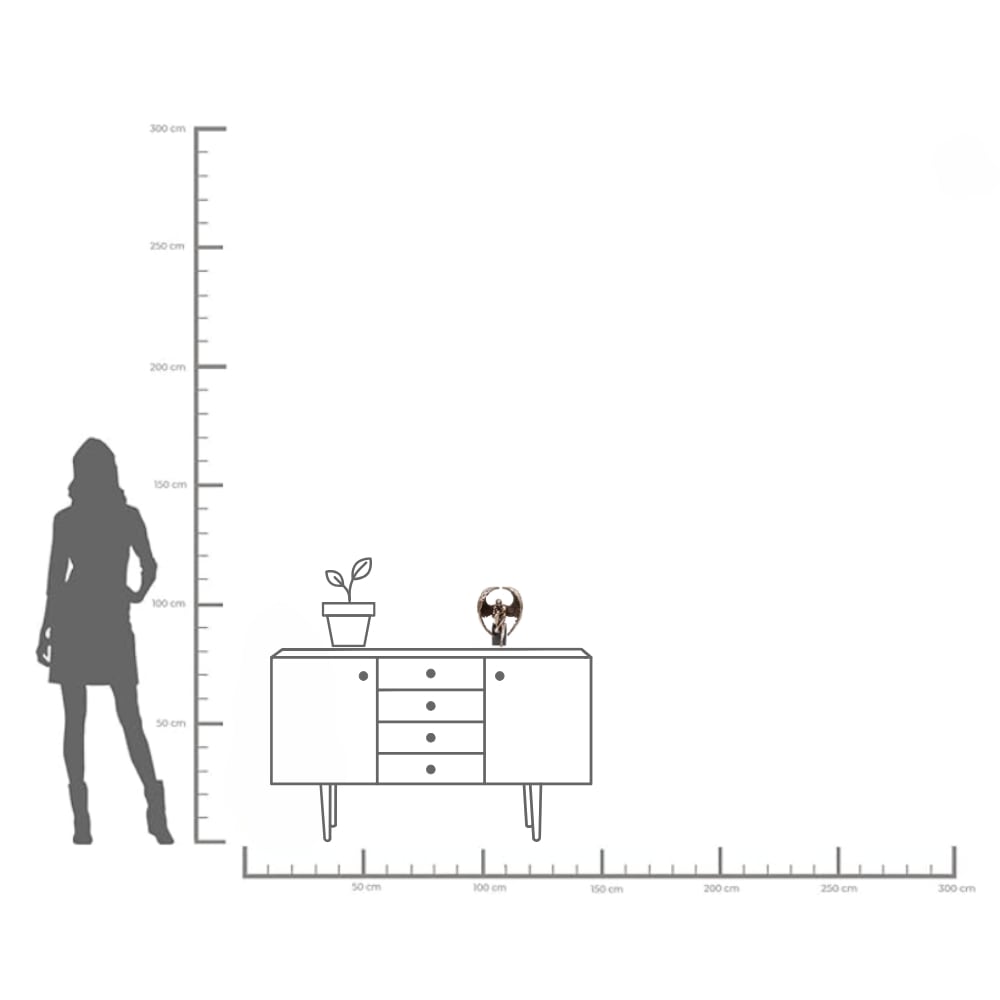 Kare Design Dekoobjekt »Deko Objekt Nude Sad Angel Klein«