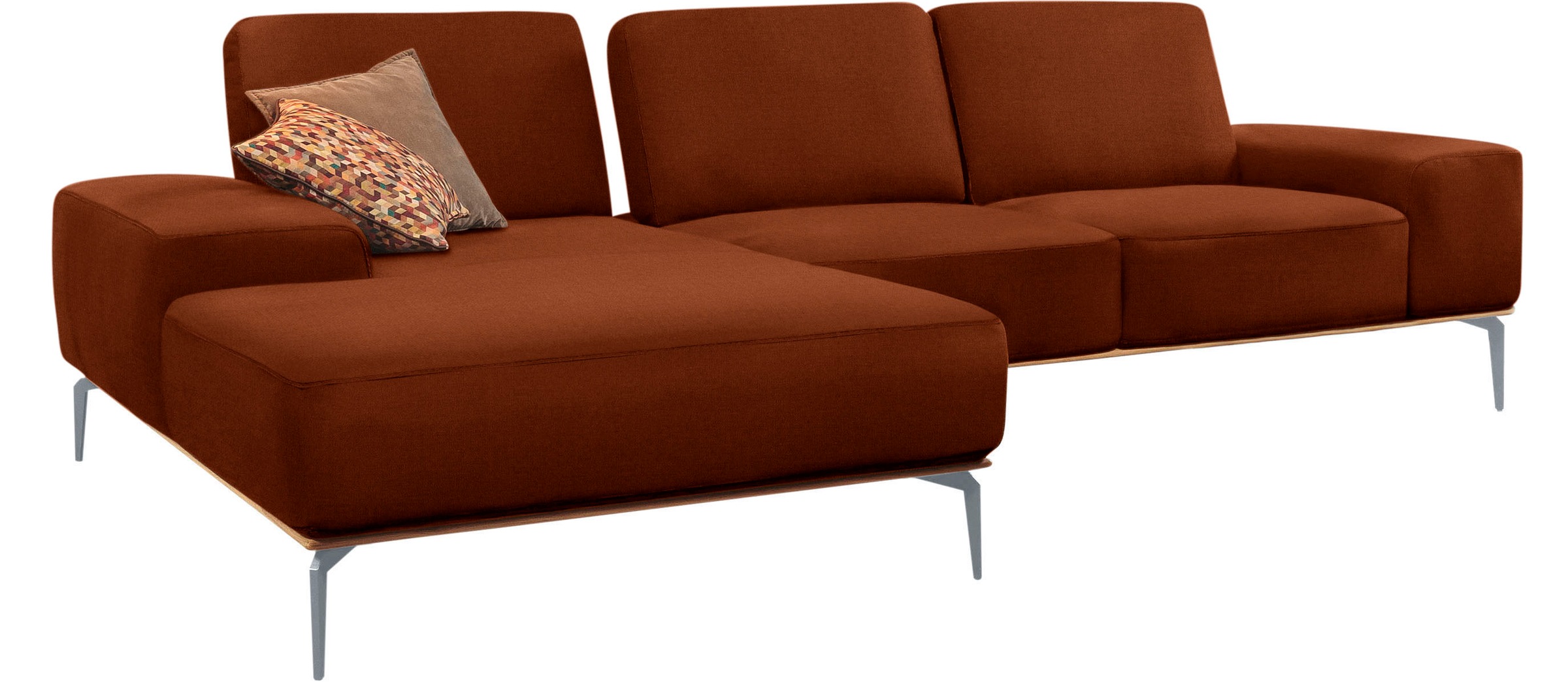 W.SCHILLIG Ecksofa "run, Designsofa mit tollem Sitzkomfort, bequem, L-Form" günstig online kaufen
