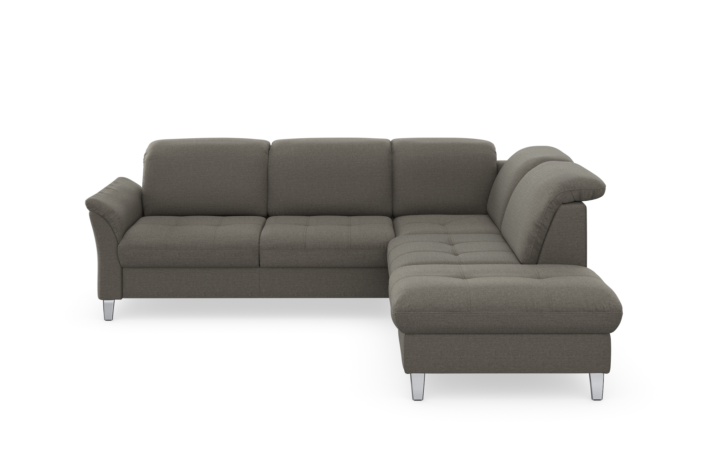 sit&more Ecksofa »Maggiore L-Form« wahlweise mit Kopfteilverstellung, Bettfunktion und Stauraum