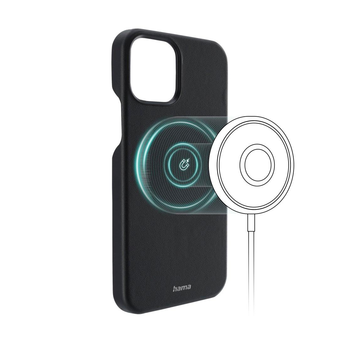 6. Bild von Hama Smartphone-Hülle »Handyhülle f. Apple iPhone 13 Wireless Charging Cover für MagSafe«