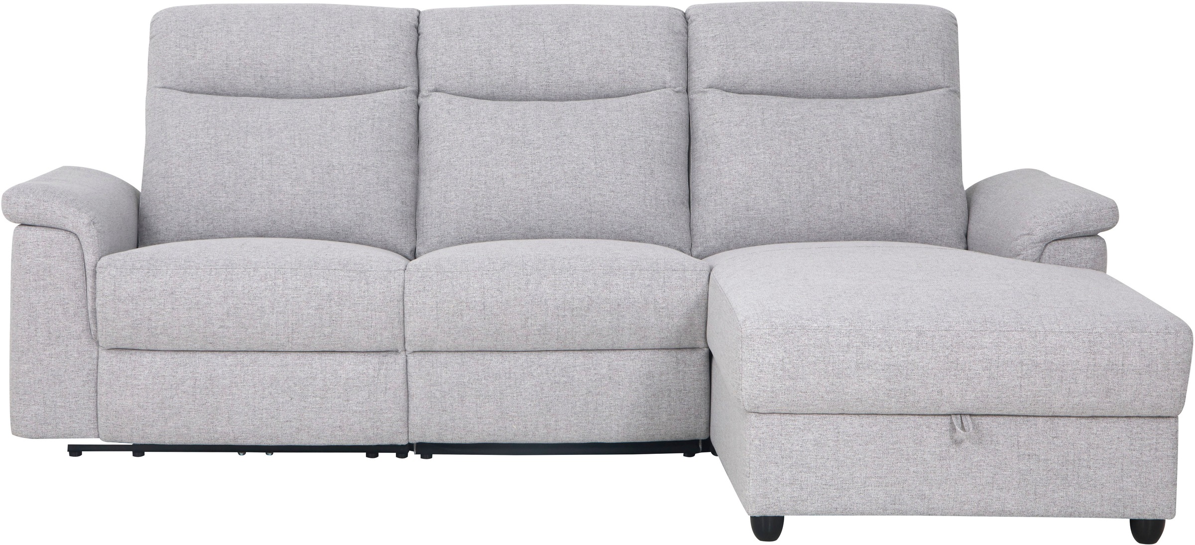 Home affaire Ecksofa »BRIONNE, L-Form, 255cm, manuelle u. elektrische Funkt günstig online kaufen