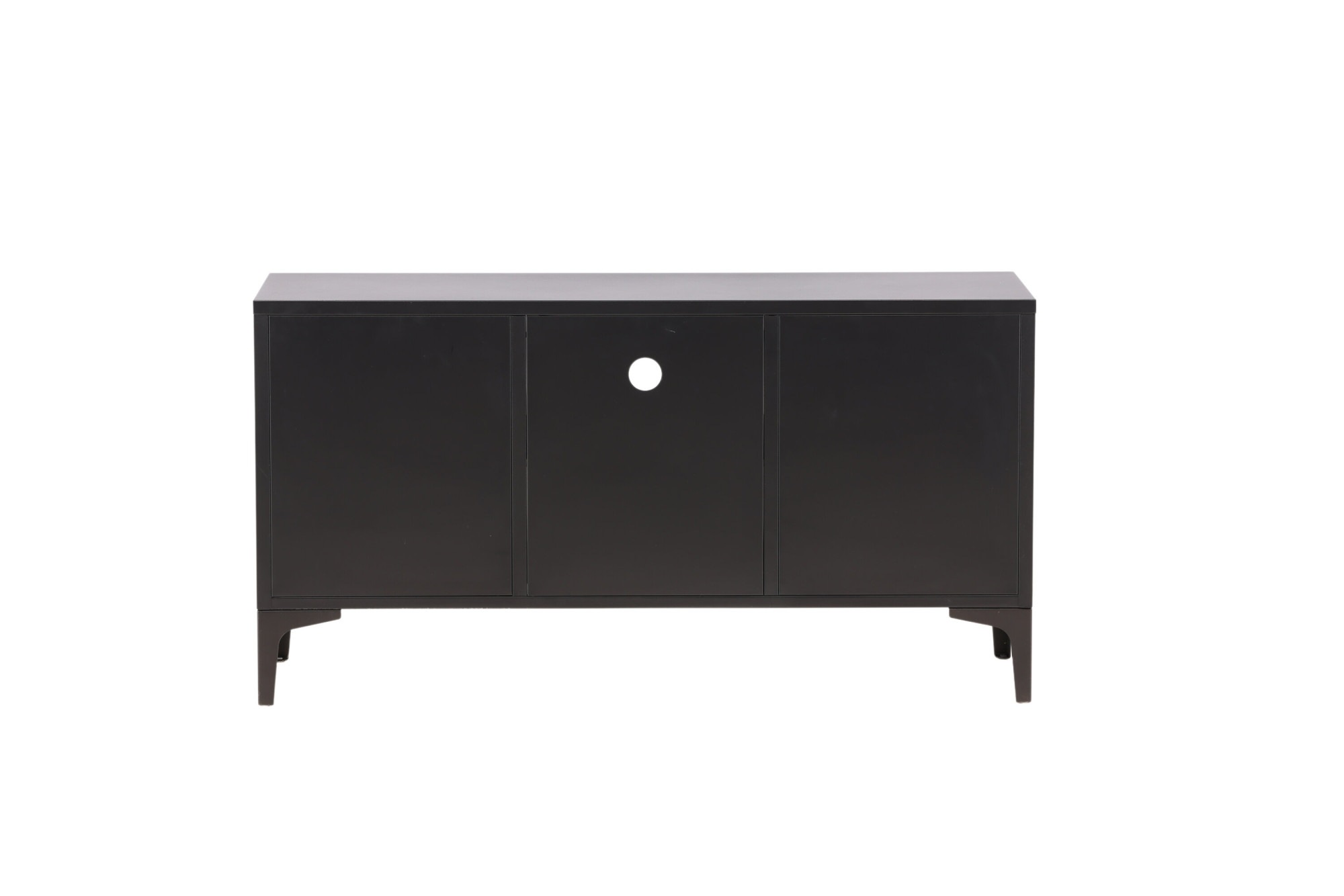 Venture Home TV-Board »Piring, TV-Board aus Stahl, Industrial, Breite 120 cm« TV-Möbel, Pulverbeschichtung, Türen, offene Fächer, modern