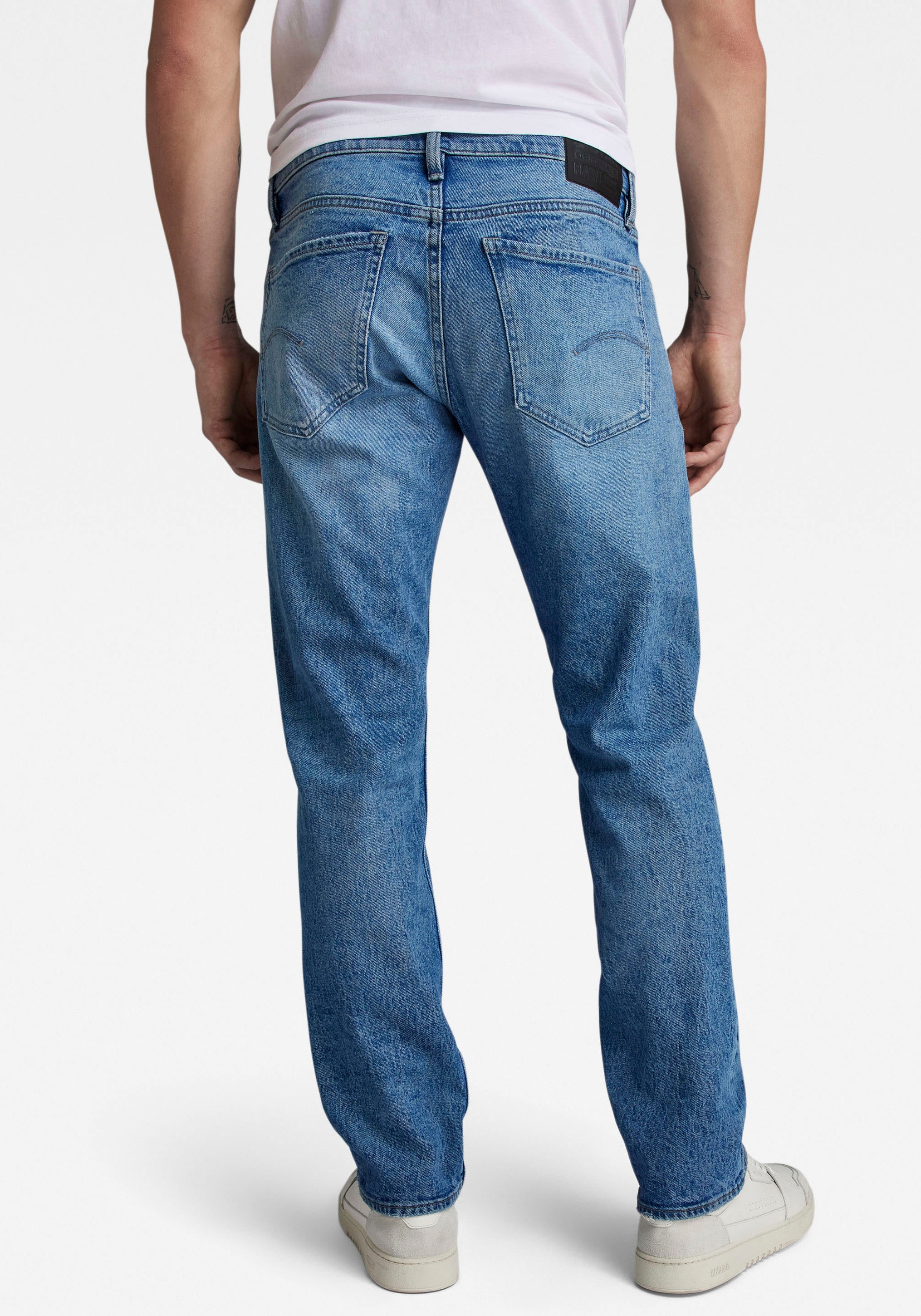 G-Star RAW Straight-Jeans »Mosa Straight«, mit hellen Nähten