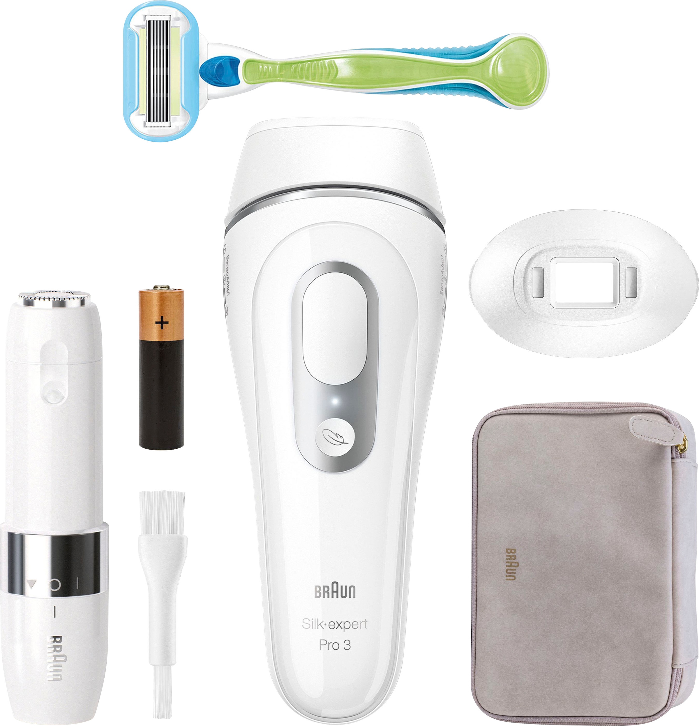 Braun IPL-Haarentferner »Silk-Expert Pro 3 PL3139«, 300.000 Lichtimpulse, Skin Pro-Technologie, 300.000 Lichtimpulse