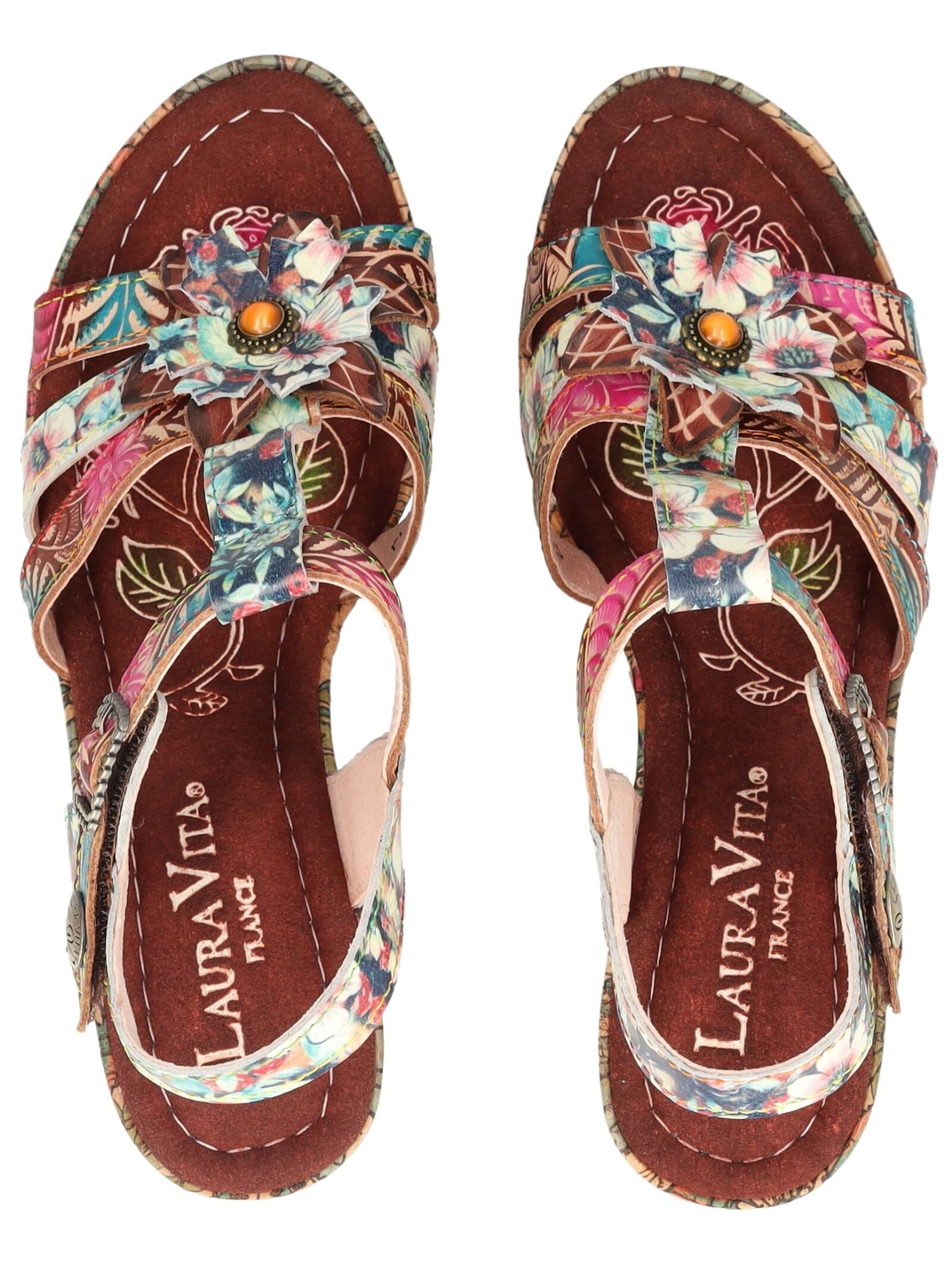 LAURA VITA High-Heel-Sandalette »LAURA VITA Sandalen Leder«