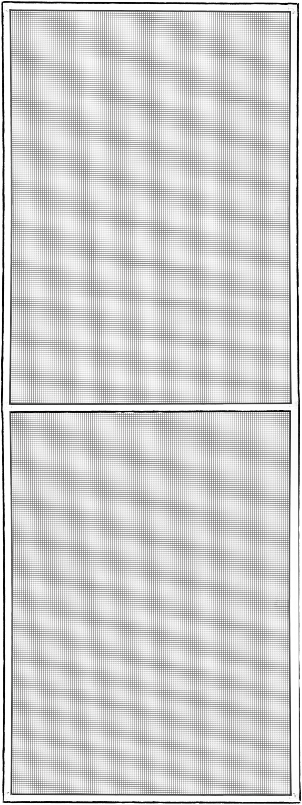 SCHELLENBERG Insektenschutz-Fensterrahmen »Premium für bodentiefe Fenster« Set, 1 Stk. tlg. Fliegengitter mit Rahmen aus Aluminium, anthrazit, weiß, 120 x 240 cm