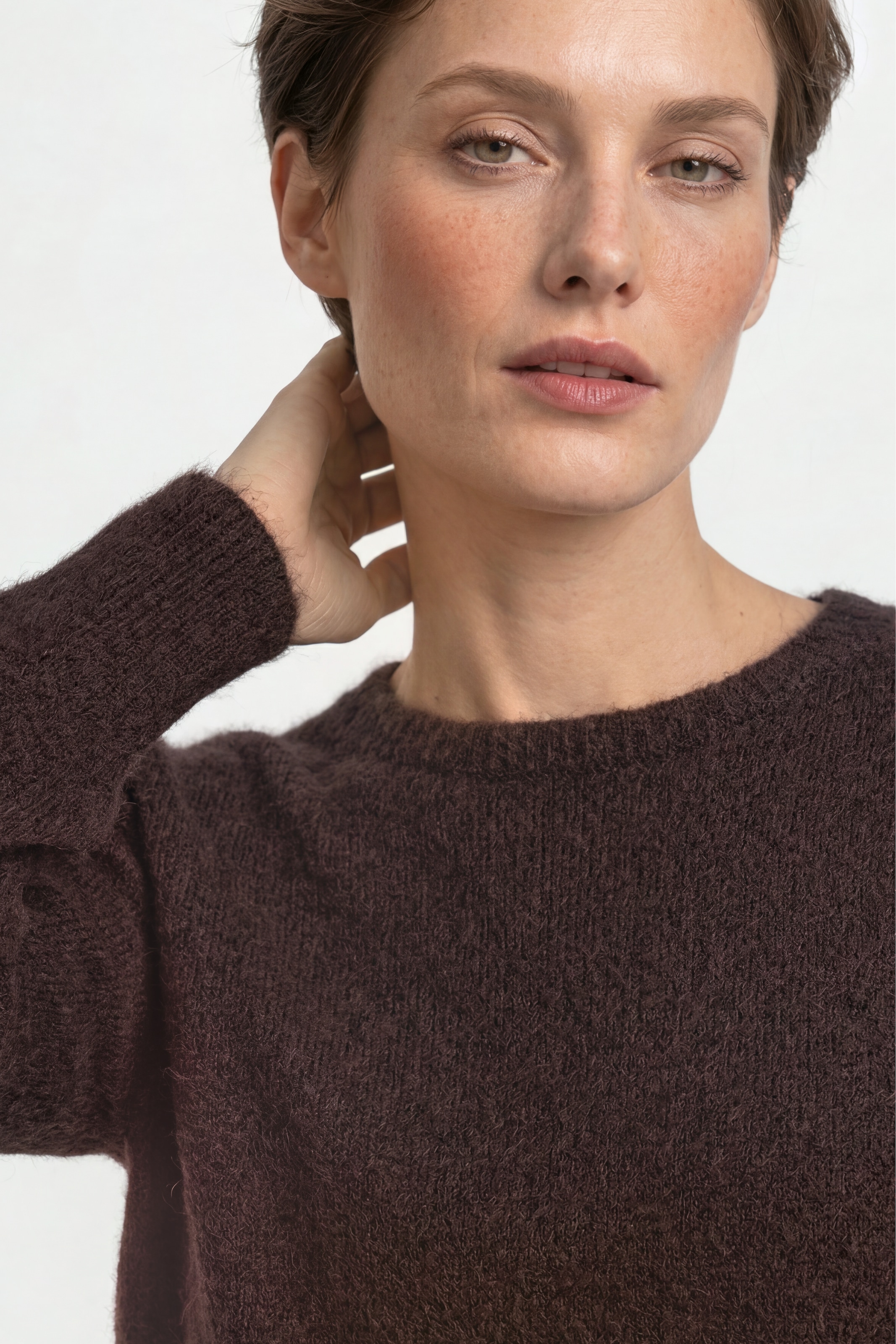RICHROYAL Strickpullover Regular fit mit Rundhalsausschnitt