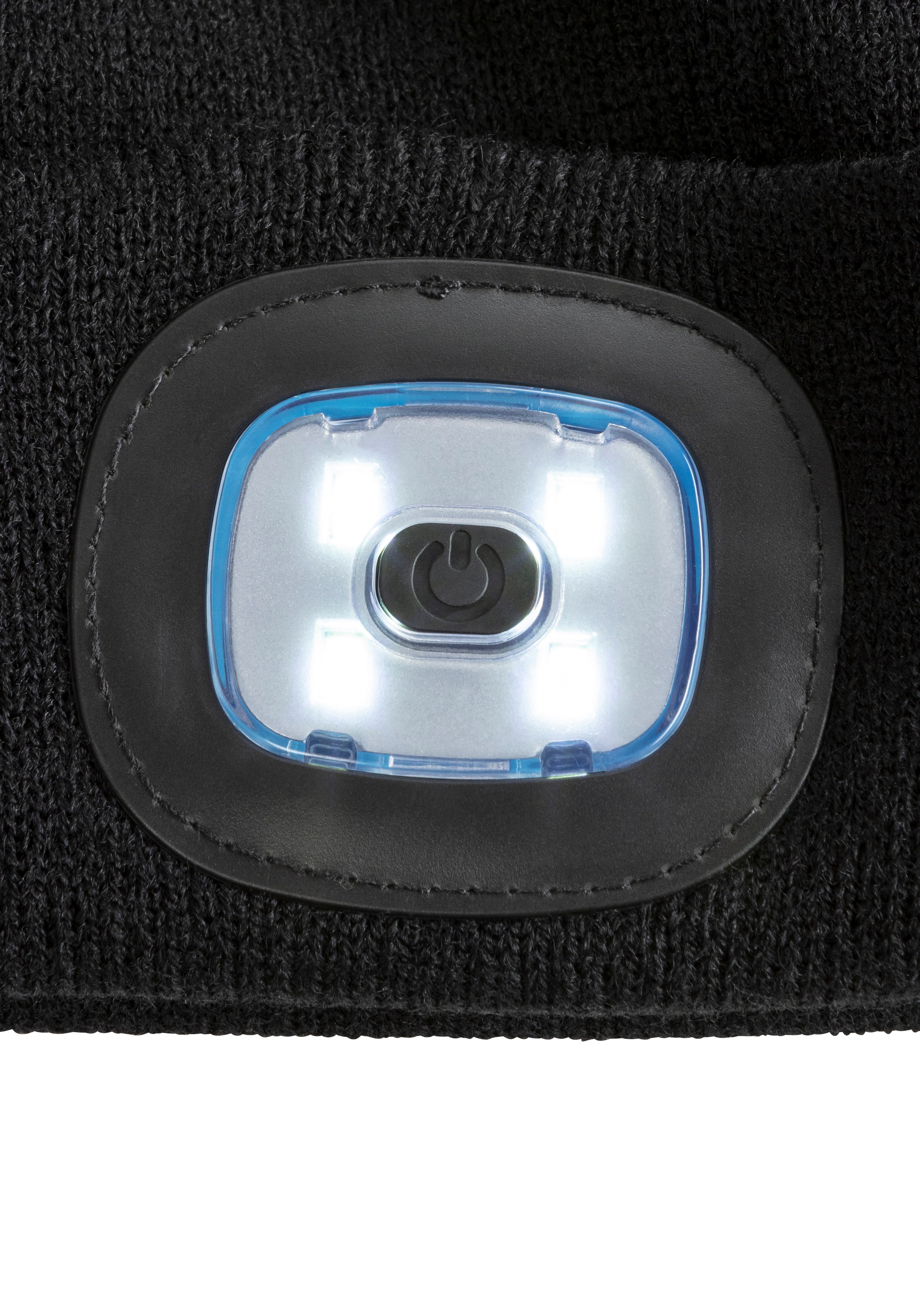 Heatkeeper Strickmütze »MEN THERMAL BEANIE+LED LIGHT RECHARGE« wiederaufladbarer, abnehmbaren LED-Leuchte für die dunkle Jahreszeit