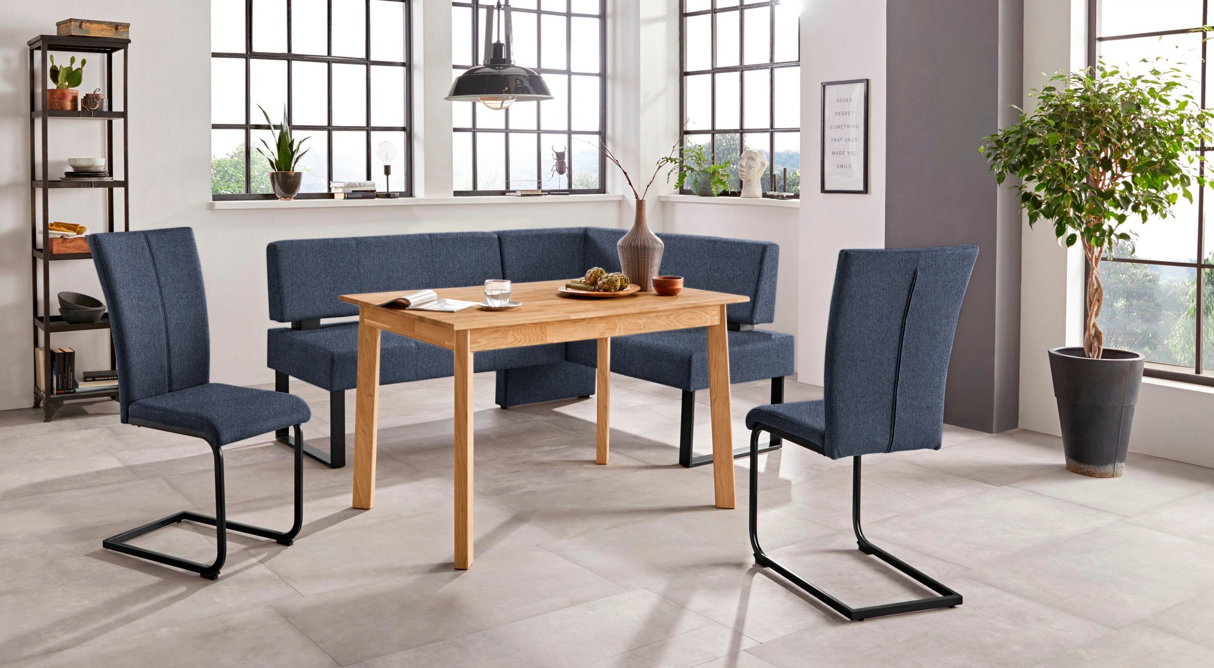 Home affaire Freischwinger »Oliver«, (Set), 2 St., Microfaser, Stuhl belastbar bis 120 Kg