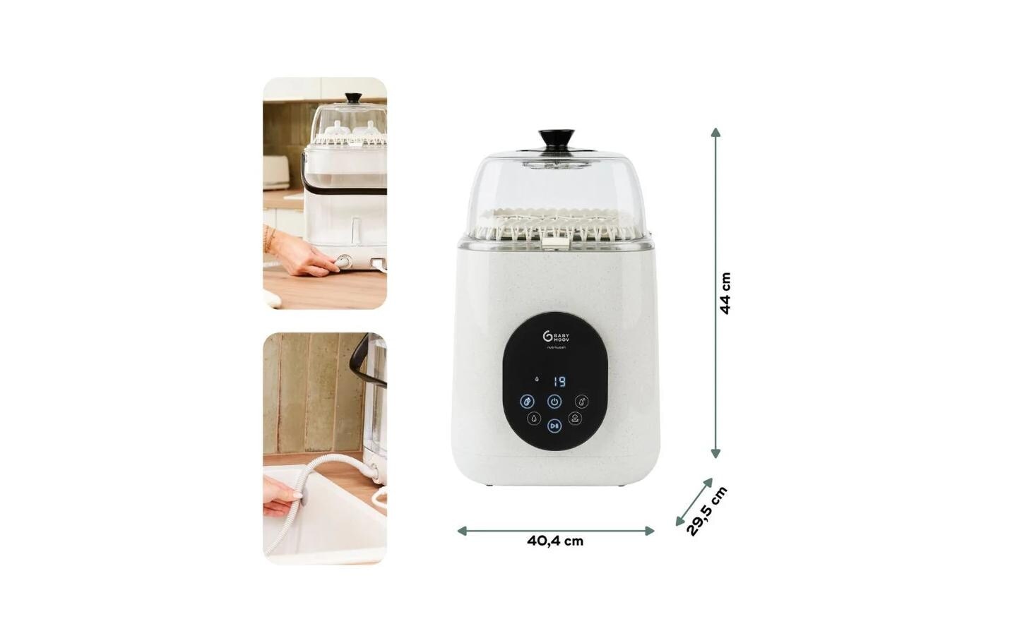 BABYMOOV Dampfsterilisator »Flaschenreiniger NutriWash«