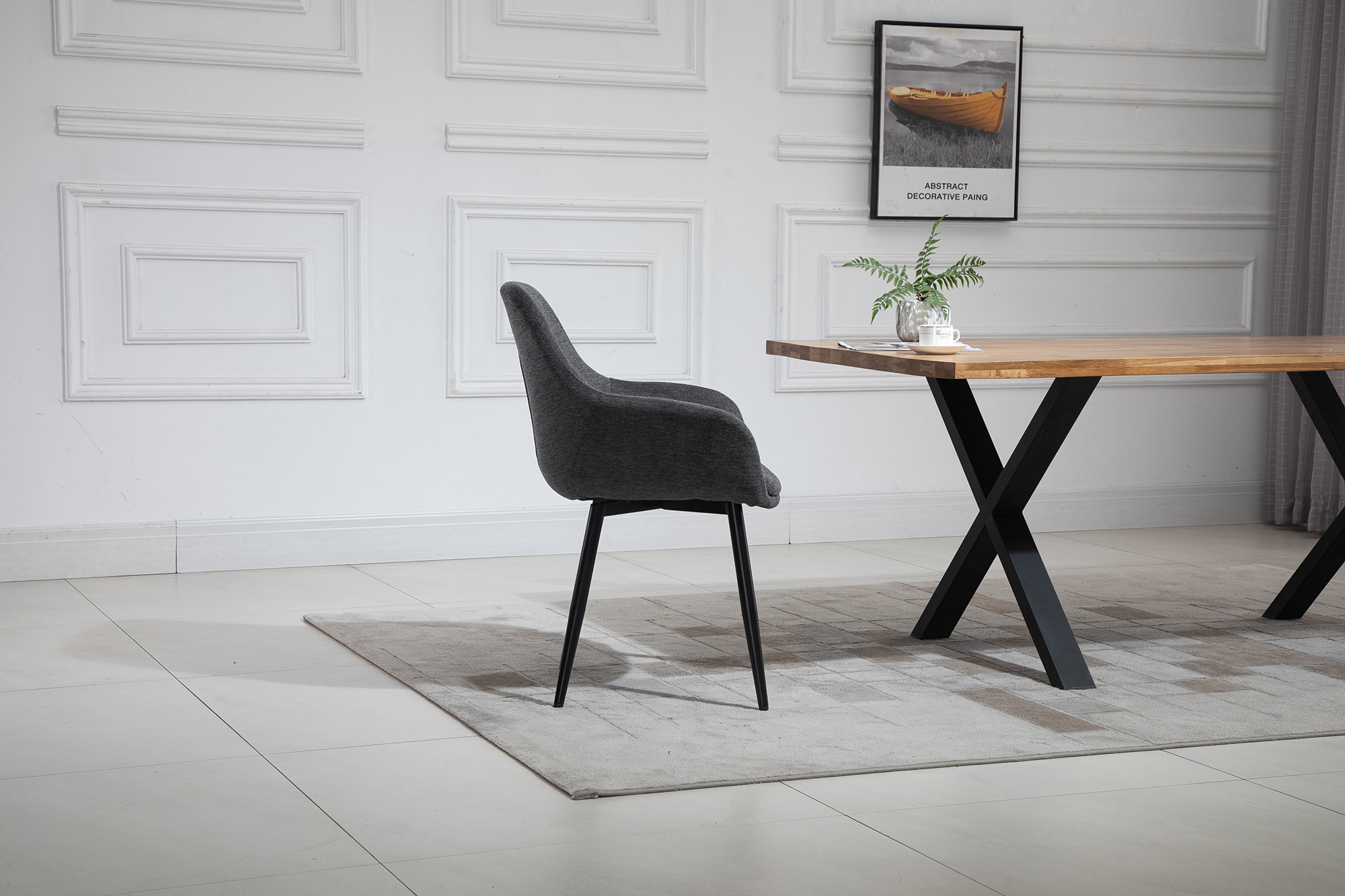 SalesFever Essgruppe, (Set, 5 tlg.), Tischplatte behandelt mit OSMO Hartwachs-Öl in seidenmattem Finish