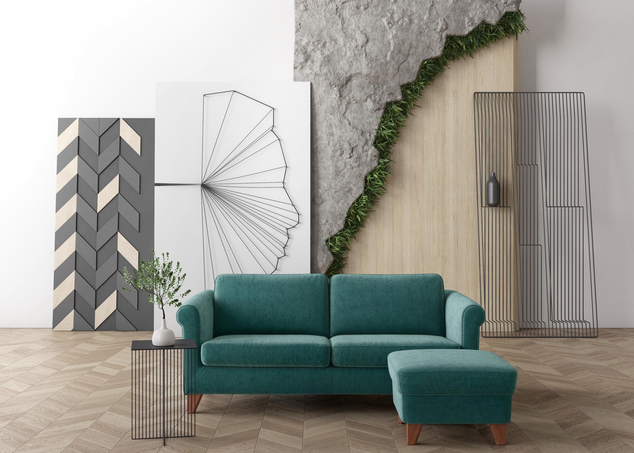 machalke® Hocker »amadeo«, mit wengefarbenen Beinen