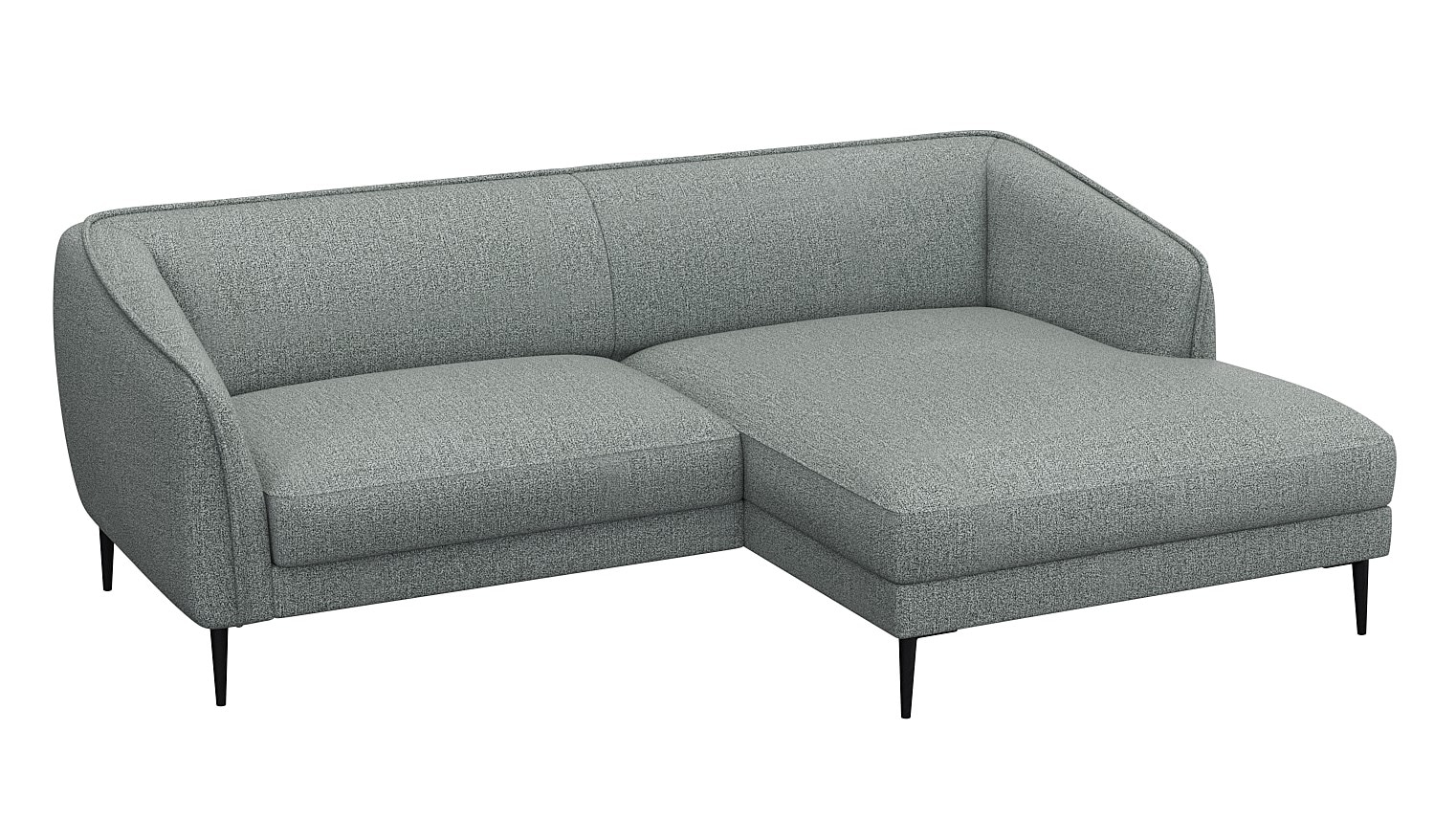 FLEXLUX Ecksofa »Belle Designsofa, bequem durch Kaltschaum im Sitz«, Skandi günstig online kaufen