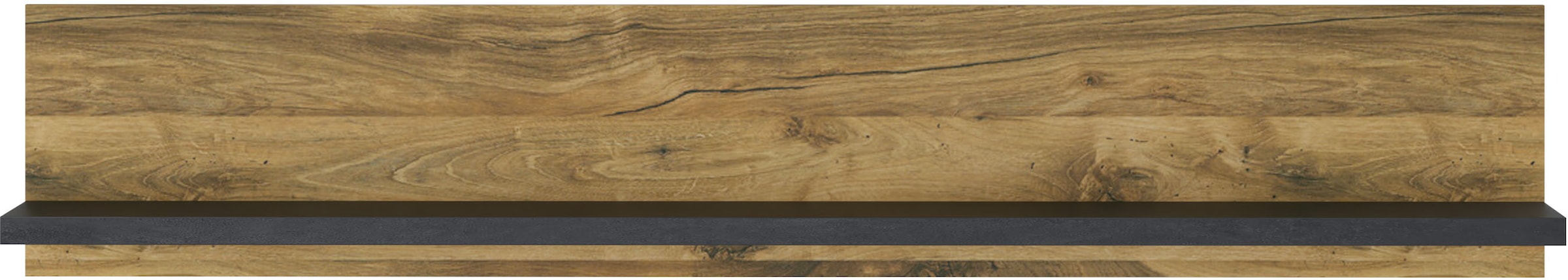 Home affaire Wandboard »York, modernes Wandregal, Hängeregal mit Ablagefach«, vielseitig einsetzbar, in Hunton Oak Dekor verfügbar, 156 cm breit