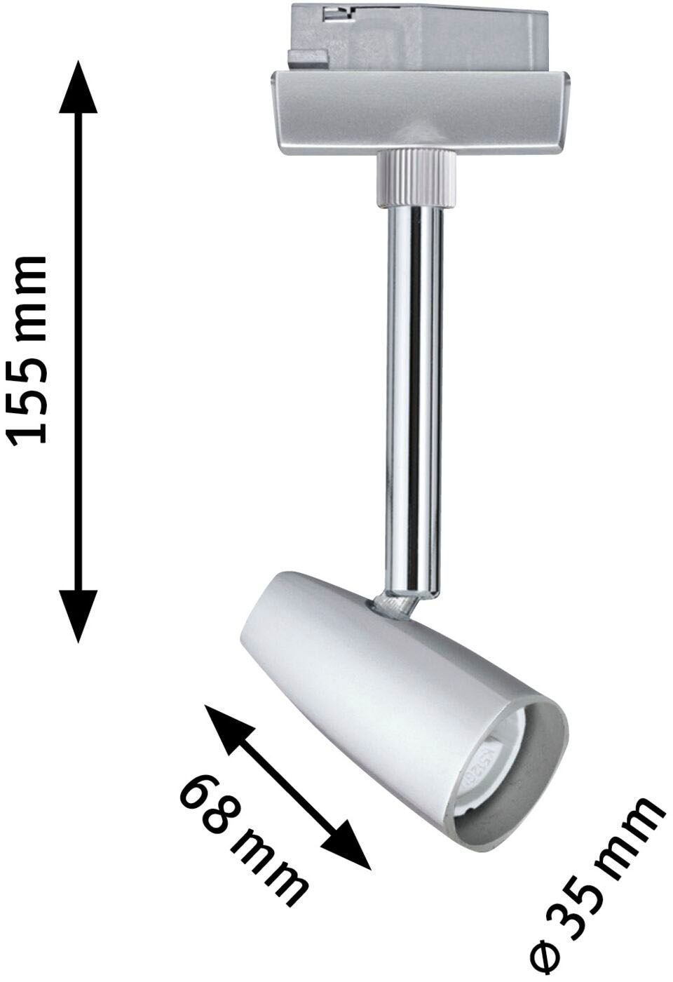 Paulmann Schienensystem-Leuchten »Urail«, (1 tlg.), GU10