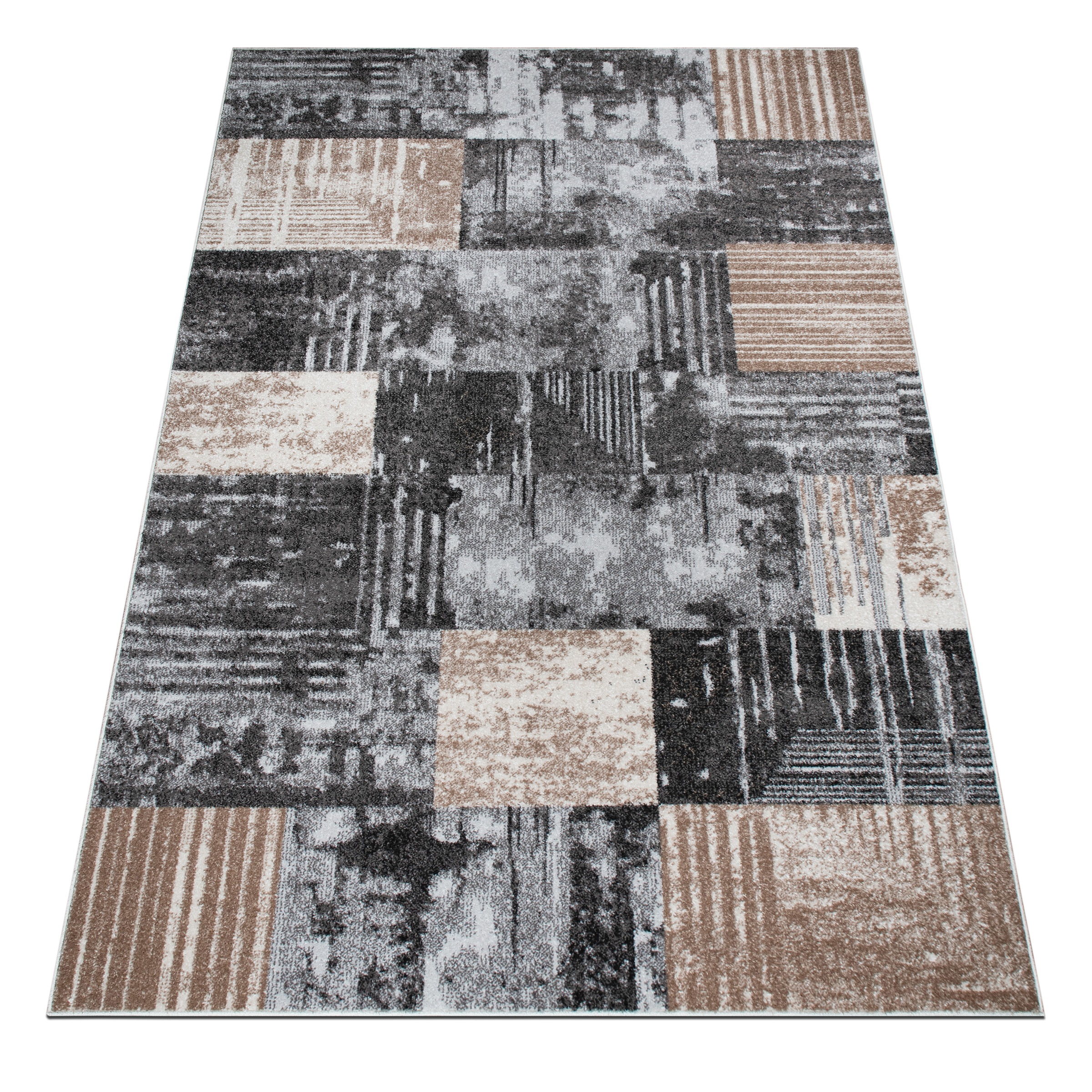 OTTO home Teppich »Lunari, Vintage-Karo Design«, rechteckig, 9 mm Höhe, mod günstig online kaufen