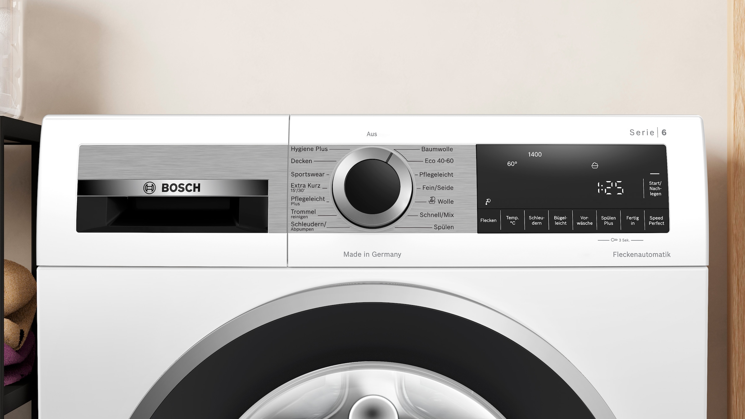 BOSCH Waschmaschine 6, »WGG244120«, U/min 1400 WGG244120, online kaufen 9 kg