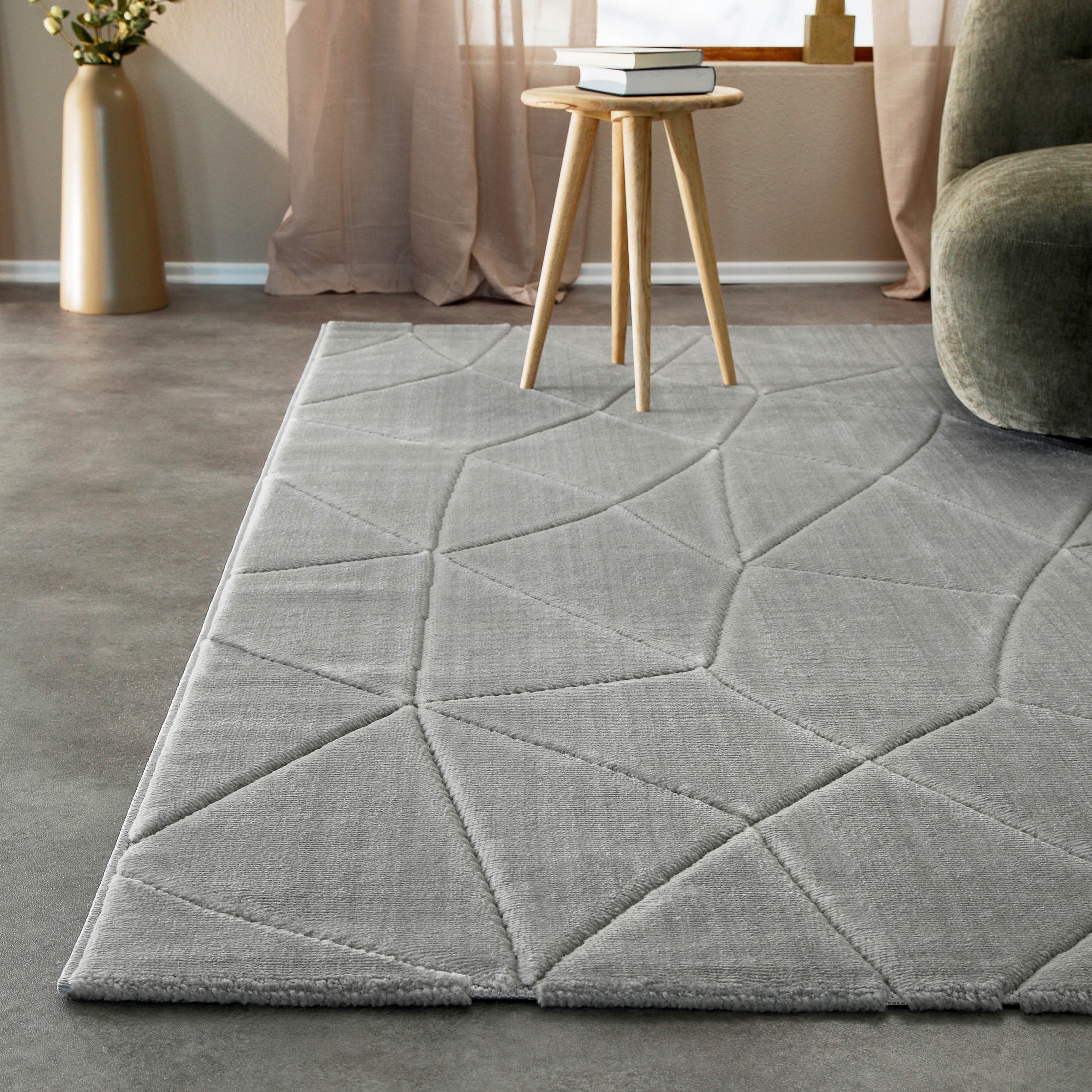 Wecon home Teppich »Unplugged, auch in quadratischer Form«, rechteckig, 10 günstig online kaufen