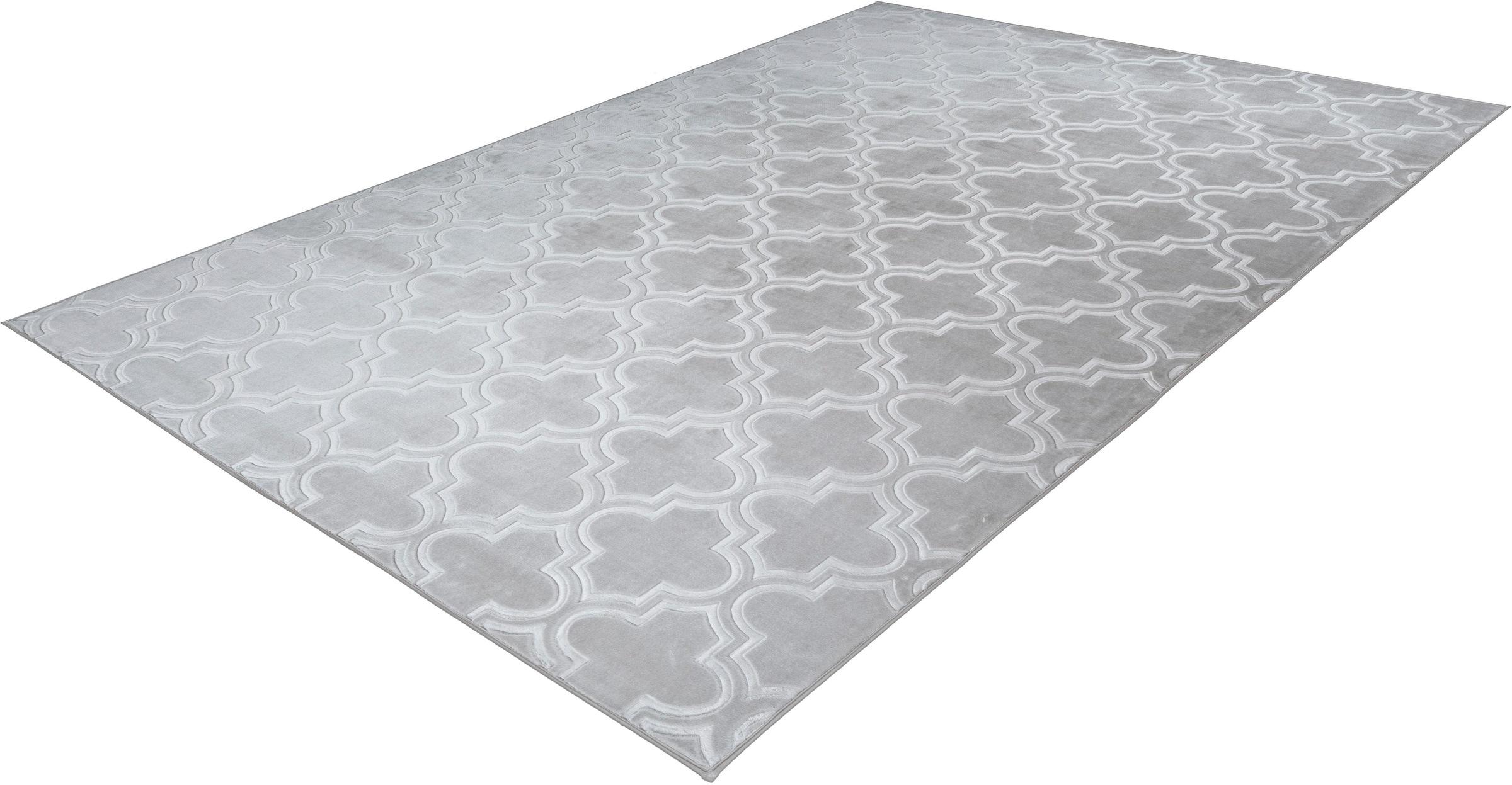 calo-deluxe Teppich »Latemar 200«, rechteckig, 7 mm Höhe, Hoch- Tief Struktur, Wohnzimmer