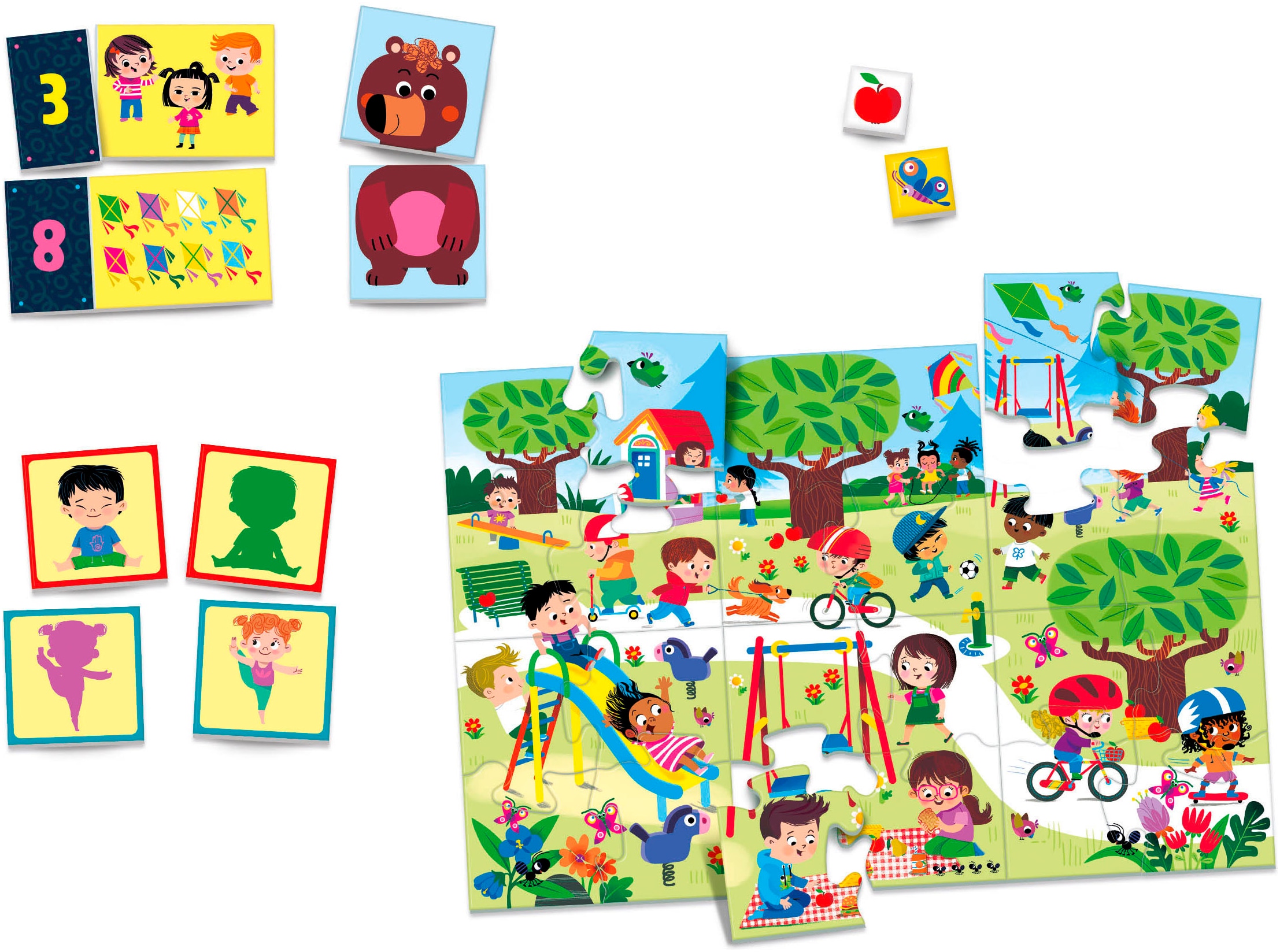 Clementoni® Spiel »Education, Lernspiel 8 in 1«, Made in Europe