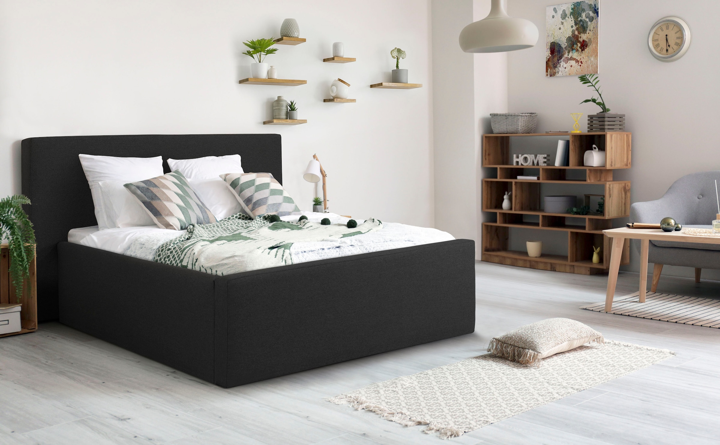 INOSIGN Polsterbett "Dalina" geradliniges Kopfteil, in 5 Breiten, auch in 2 günstig online kaufen