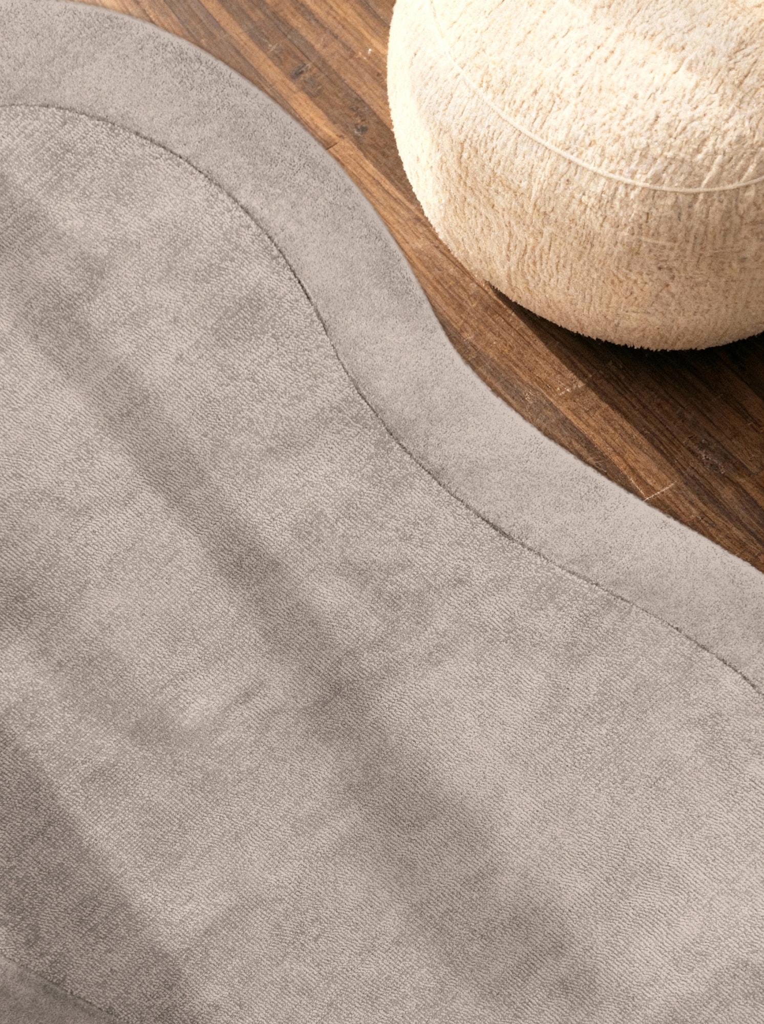 Villeroy & Boch Teppich »Wollteppich Kari« rechteckig 17 mm Höhe Handgewebt, Wolle, Bordüre, Einfarbig, Läufer, Wohnzimmer, Organisch