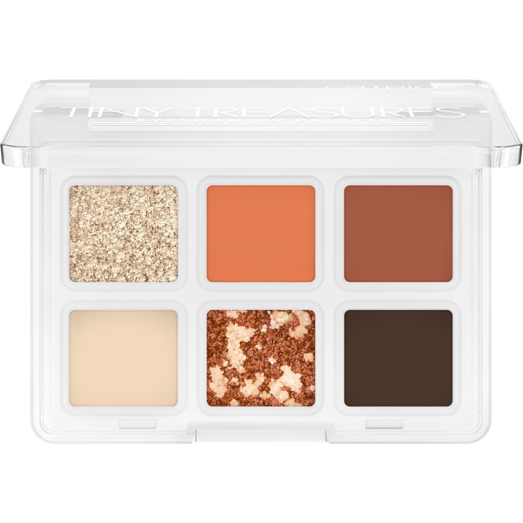 Catrice Lidschatten-Palette »TINY TREASURES EYESHADOW PALETTE« Matt, schimmernd und metallisch, kompakt und reisefreundlich, vegan.