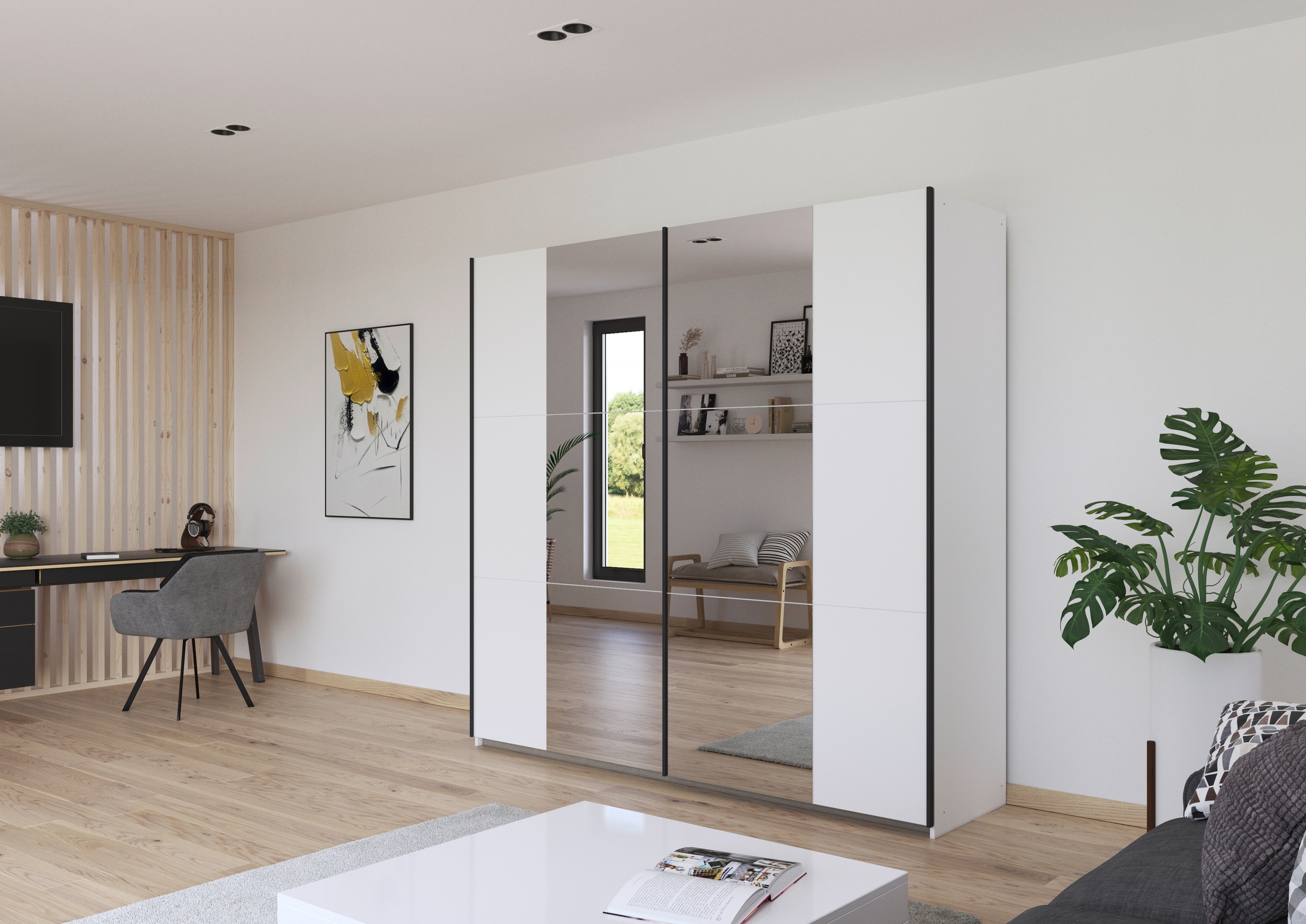 rauch Kleiderschrank »Kleiderschrank Drehtürenschrank Schrank Garderobe KRO günstig online kaufen