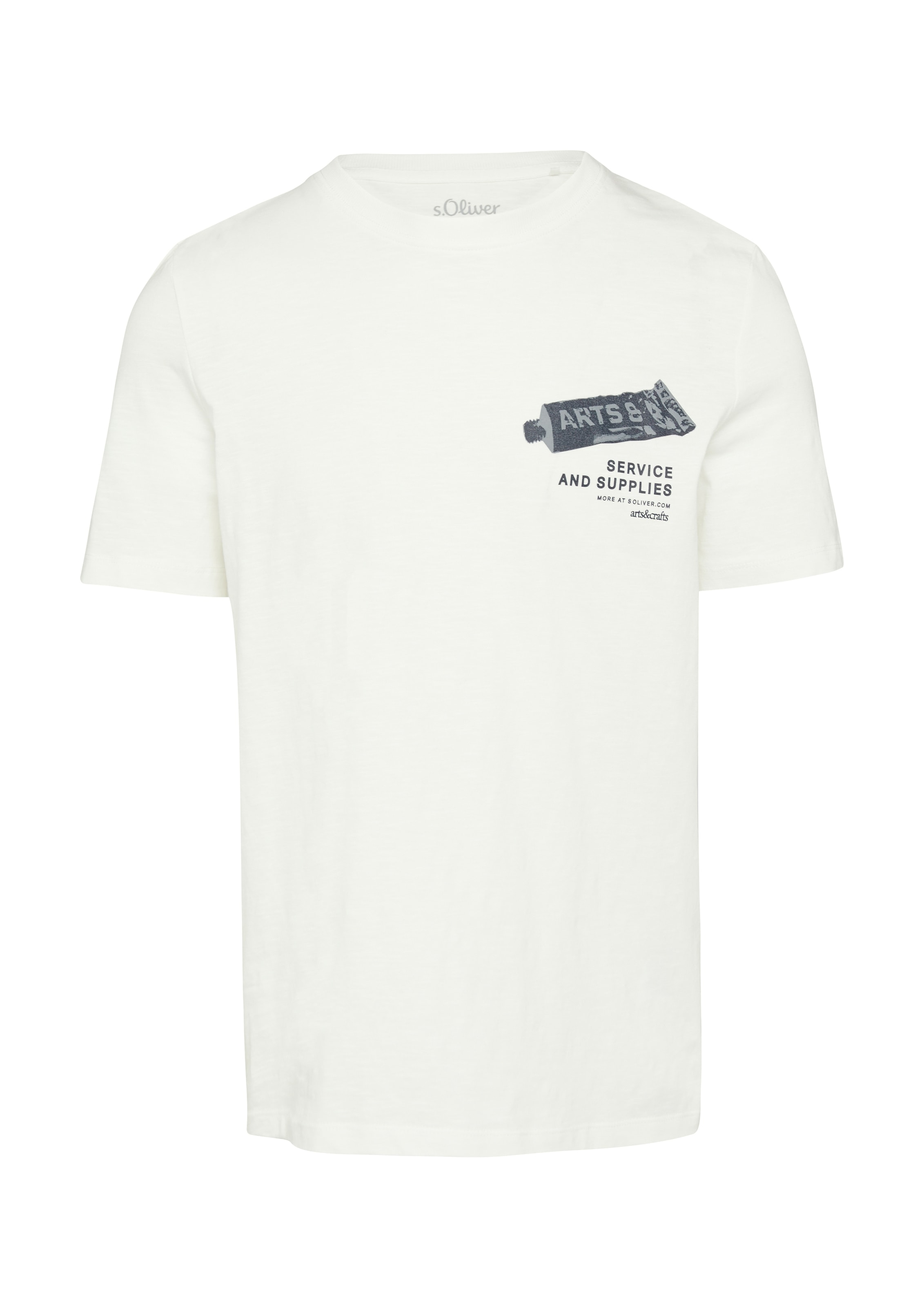 s.Oliver Rundhalsshirt, mit Frontprint