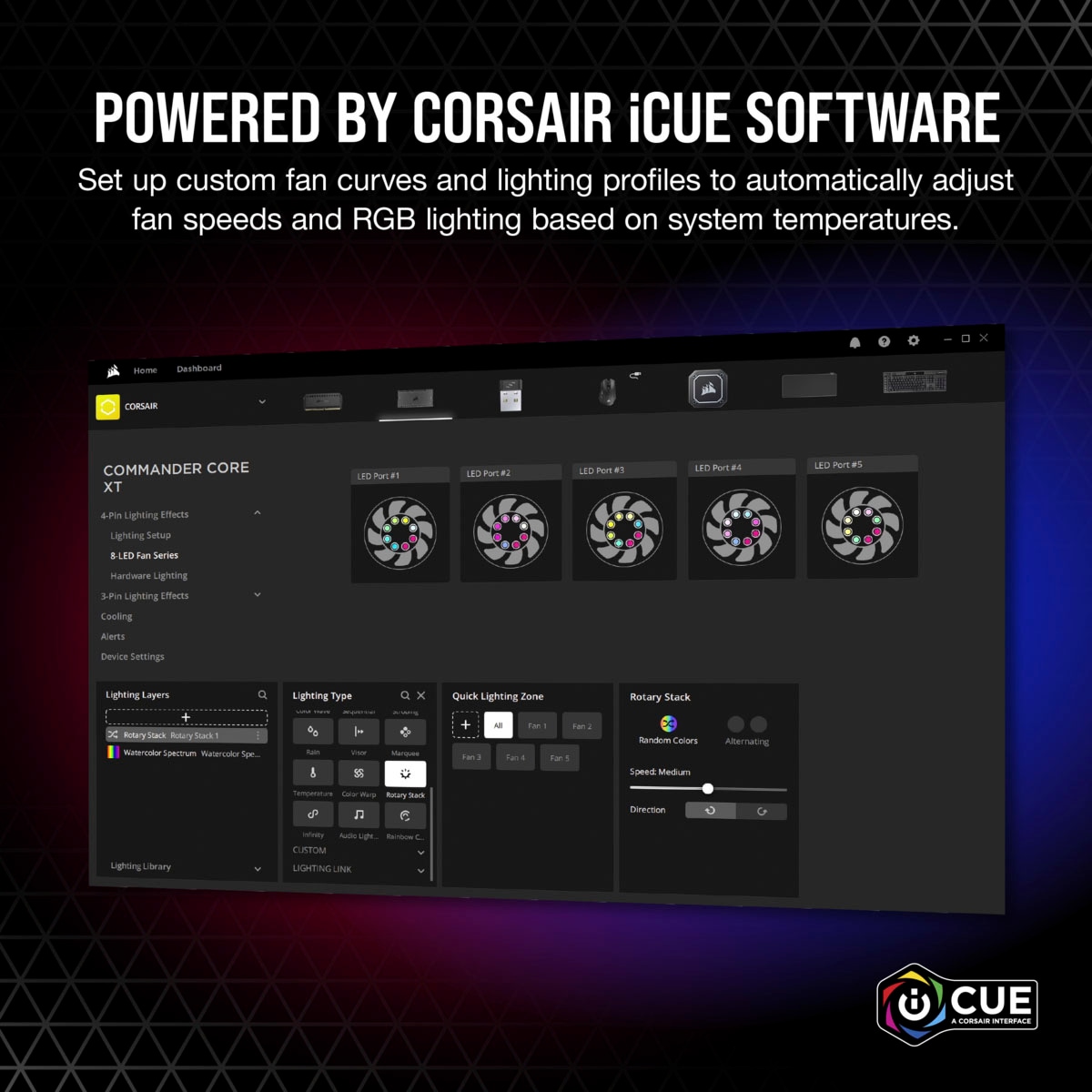 Corsair PC-Gehäuse »iCUE COMMANDER CORE XT«, (1 St.)