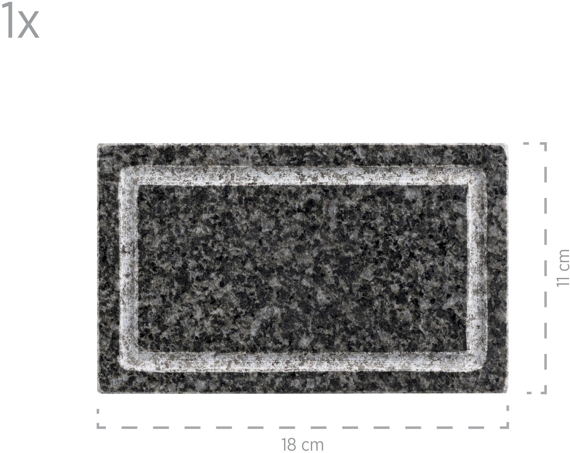 MÄSER Backstein »Heißer Stein« Set, 1x Bambustray, 1x heißer Stein, 1x Schüssel, 1x Hitzeschutz, 4 Stk. tlg. Backofengeeignet