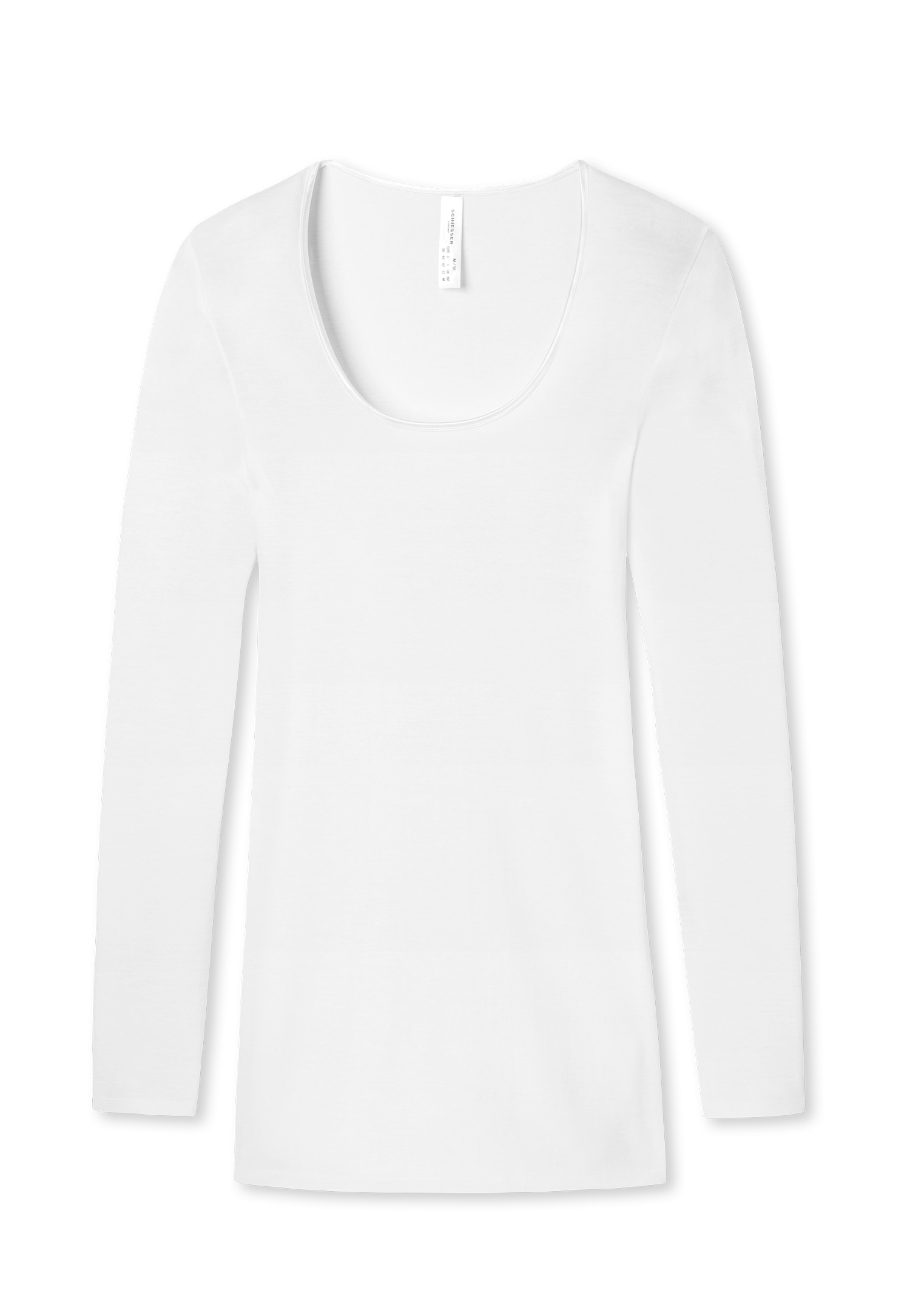 Schiesser T-Shirt »"Luxury"«, runder, dezent schimmernder Halsausschnitt