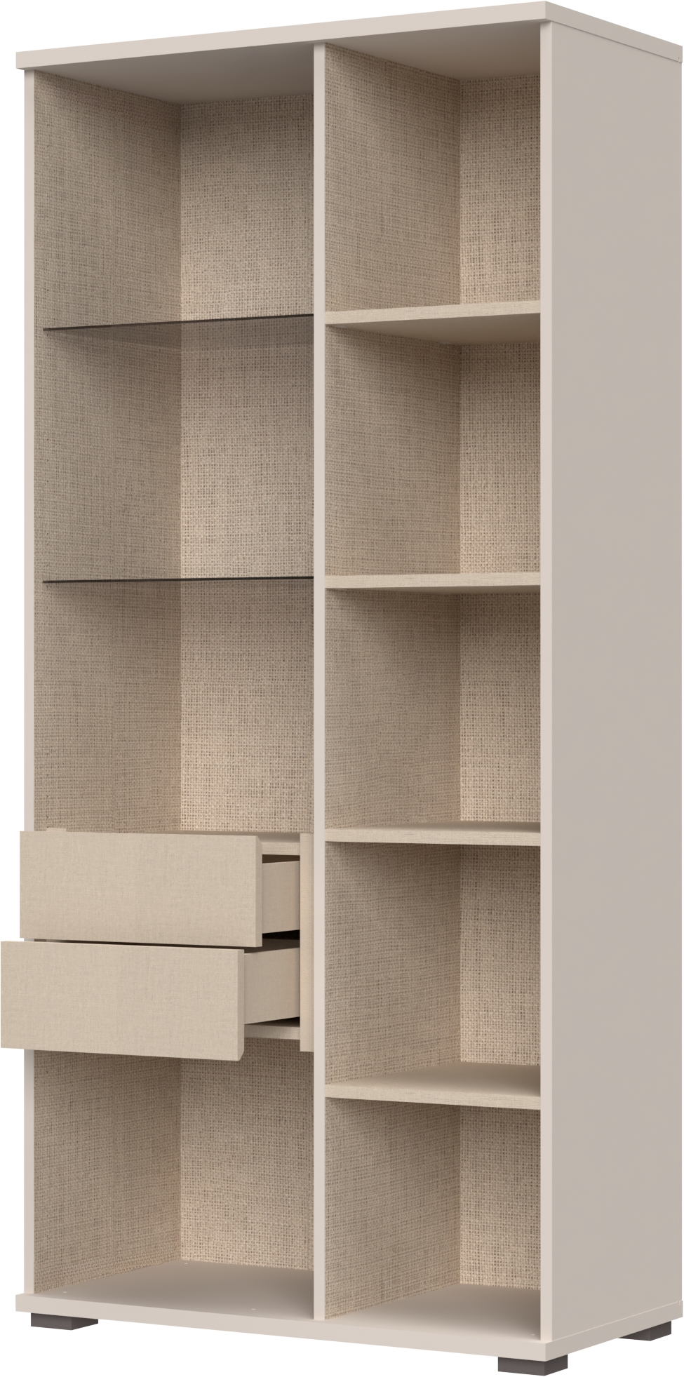 PLACES OF STYLE Vitrine »Opera, Showcase mit Parsol-Sicherheitsglas im modernen Look« UV lackiert, Soft Close Funktion, Höhenverstellbare Füße