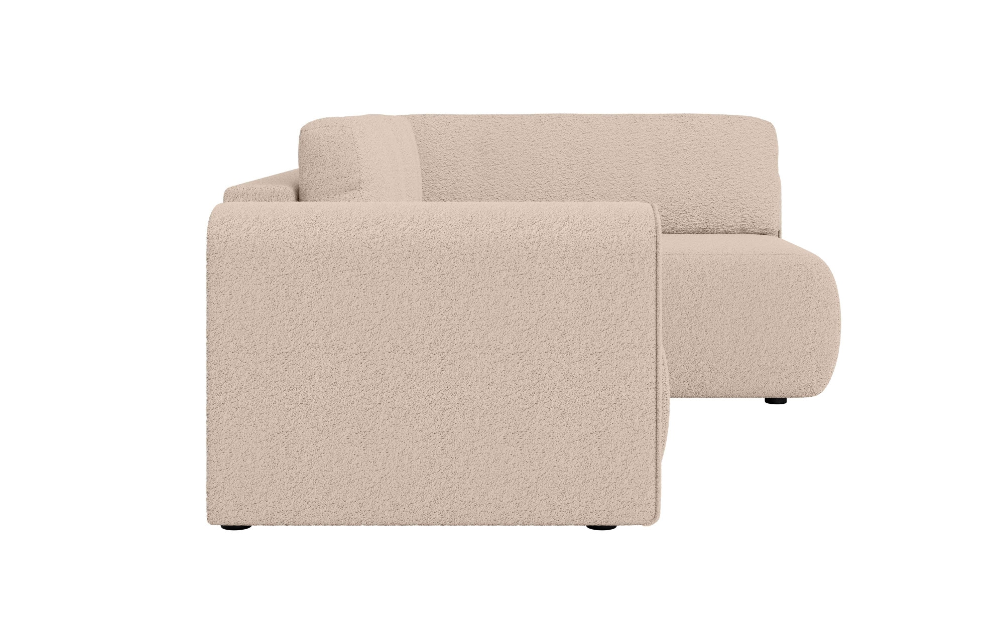 INOSIGN Ecksofa »Zacharia wahlweise Schlafsofa mit Bettkasten, B/T/H 250/166/86 cm«, L-Form mit Wellenunterfederung, Ottomane rechts oder links bestellbar